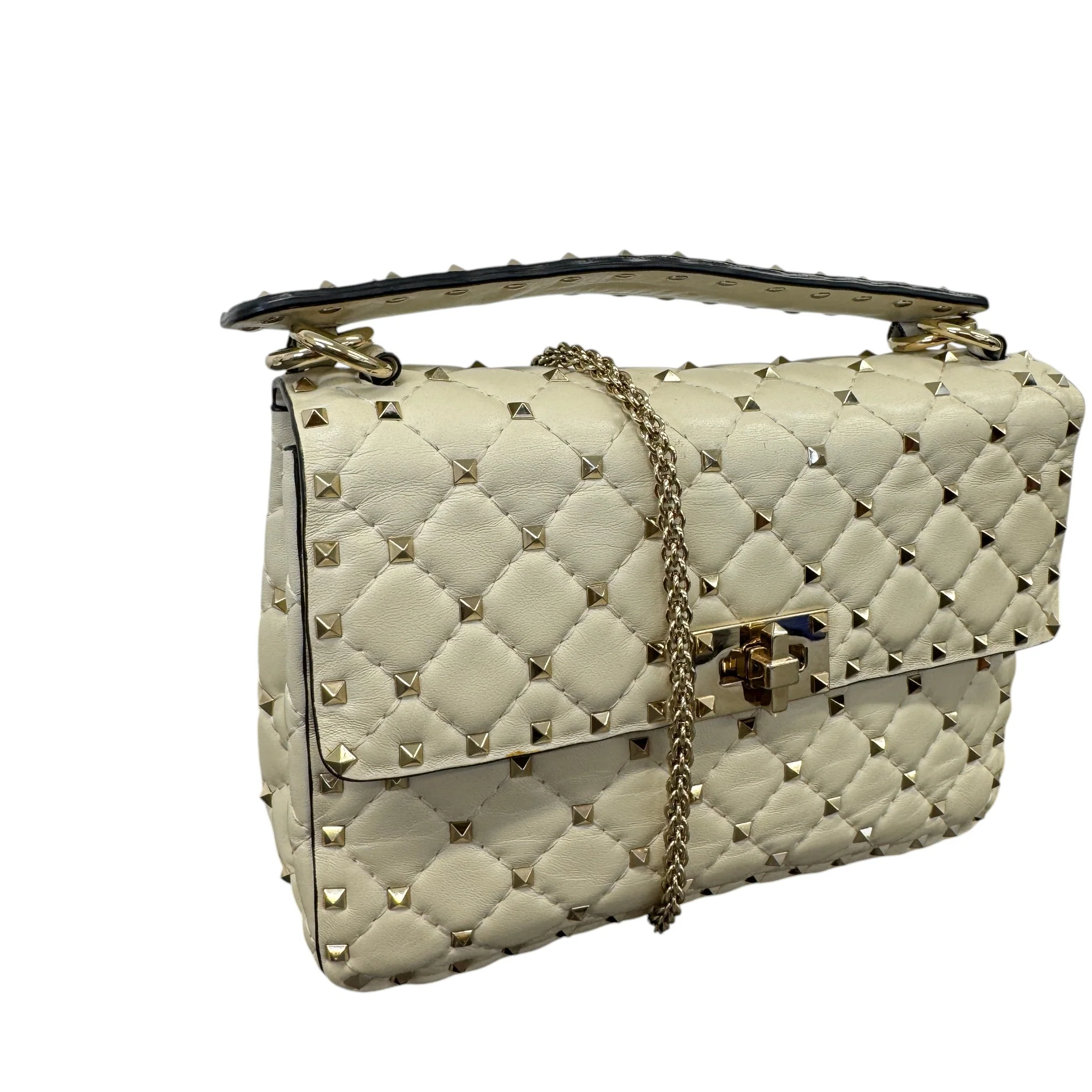 Women's Rockstud Handbag White - Image 5