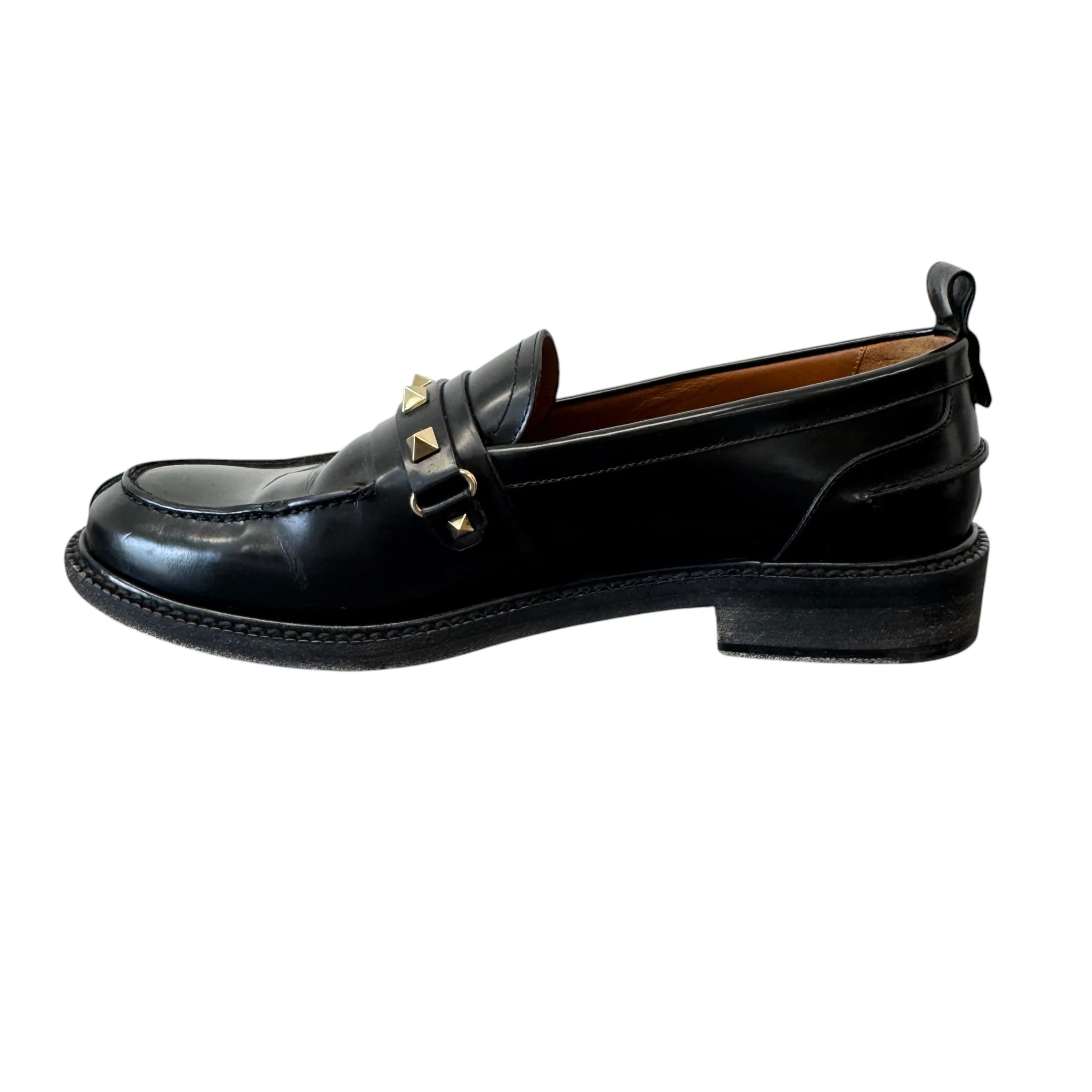 Women's Rockstud Loafers Black Size EU 39 / UK 6 - Image 2