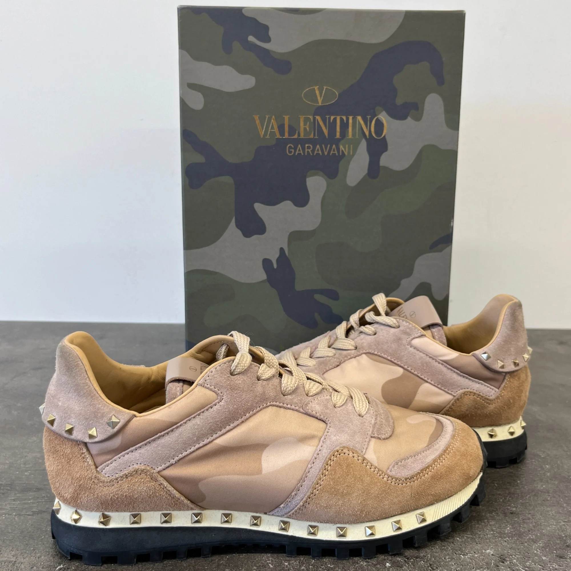 Women's Rockstud Low Trainers Pink Size EU 36 / UK 3 - Image 13