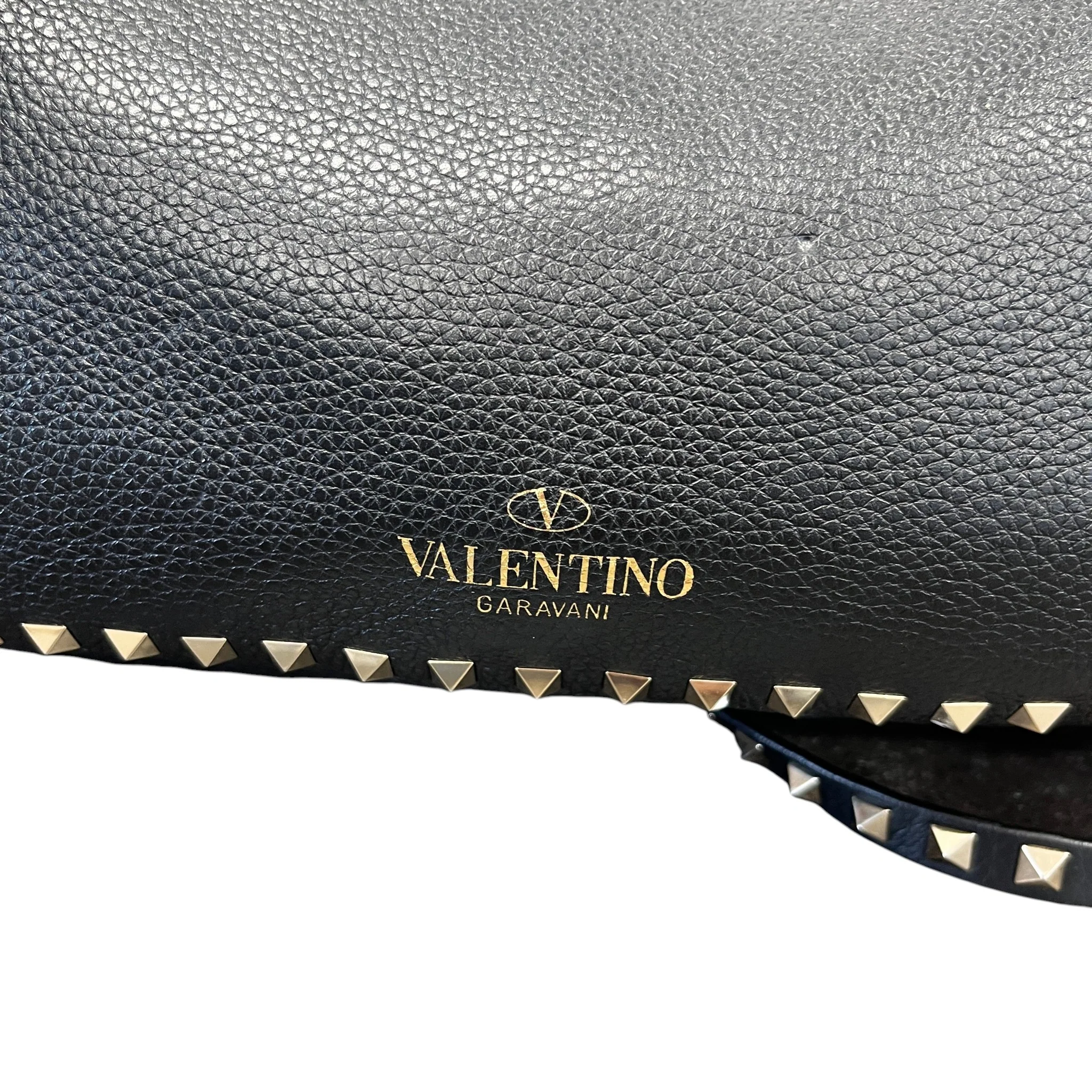 Women's Rockstud Tote Bag Black - Image 11