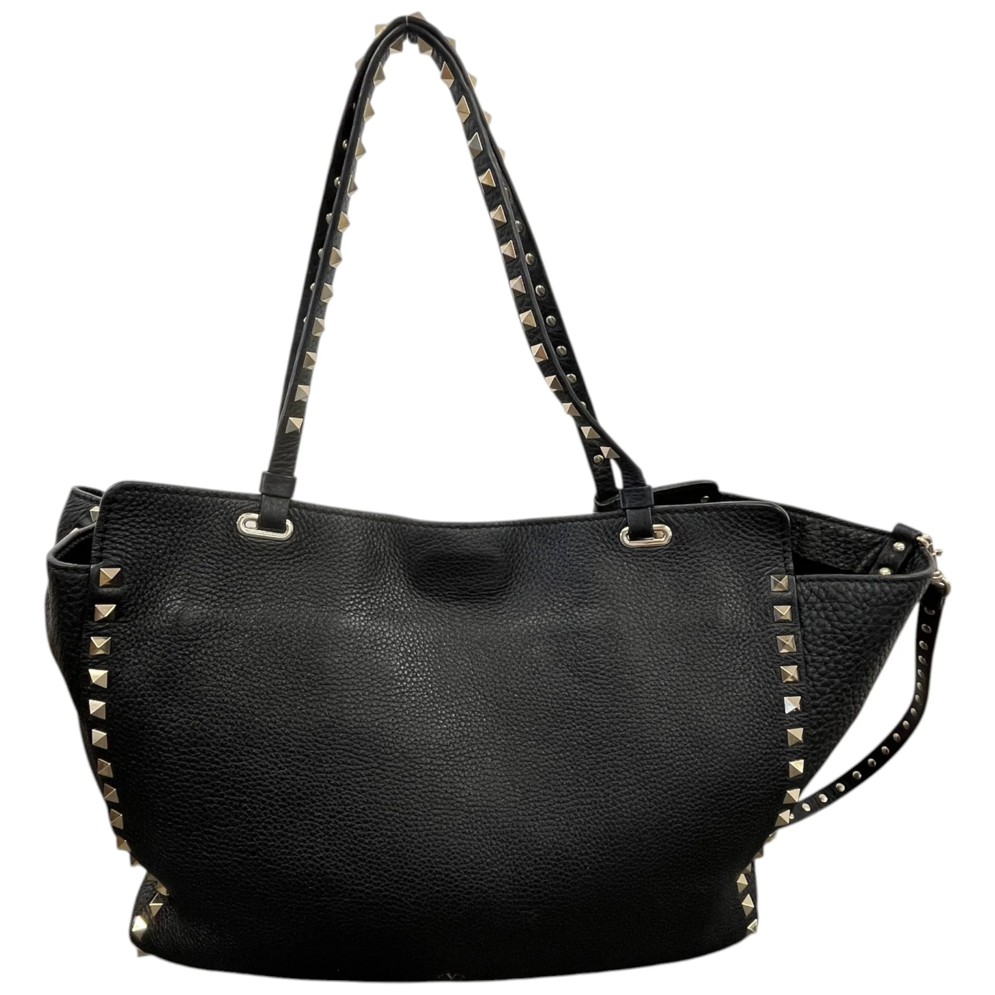 Women's Rockstud Tote Bag Black - Image 3
