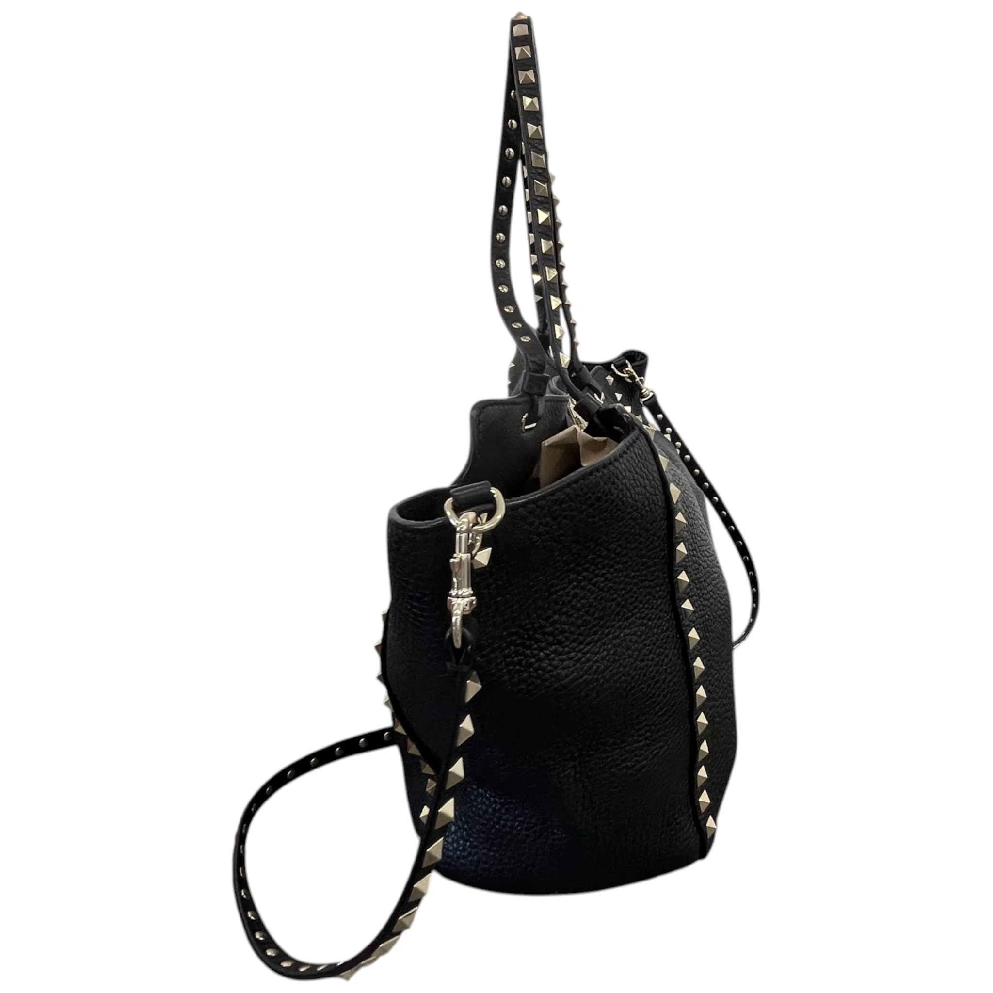 Women's Rockstud Tote Bag Black - Image 6