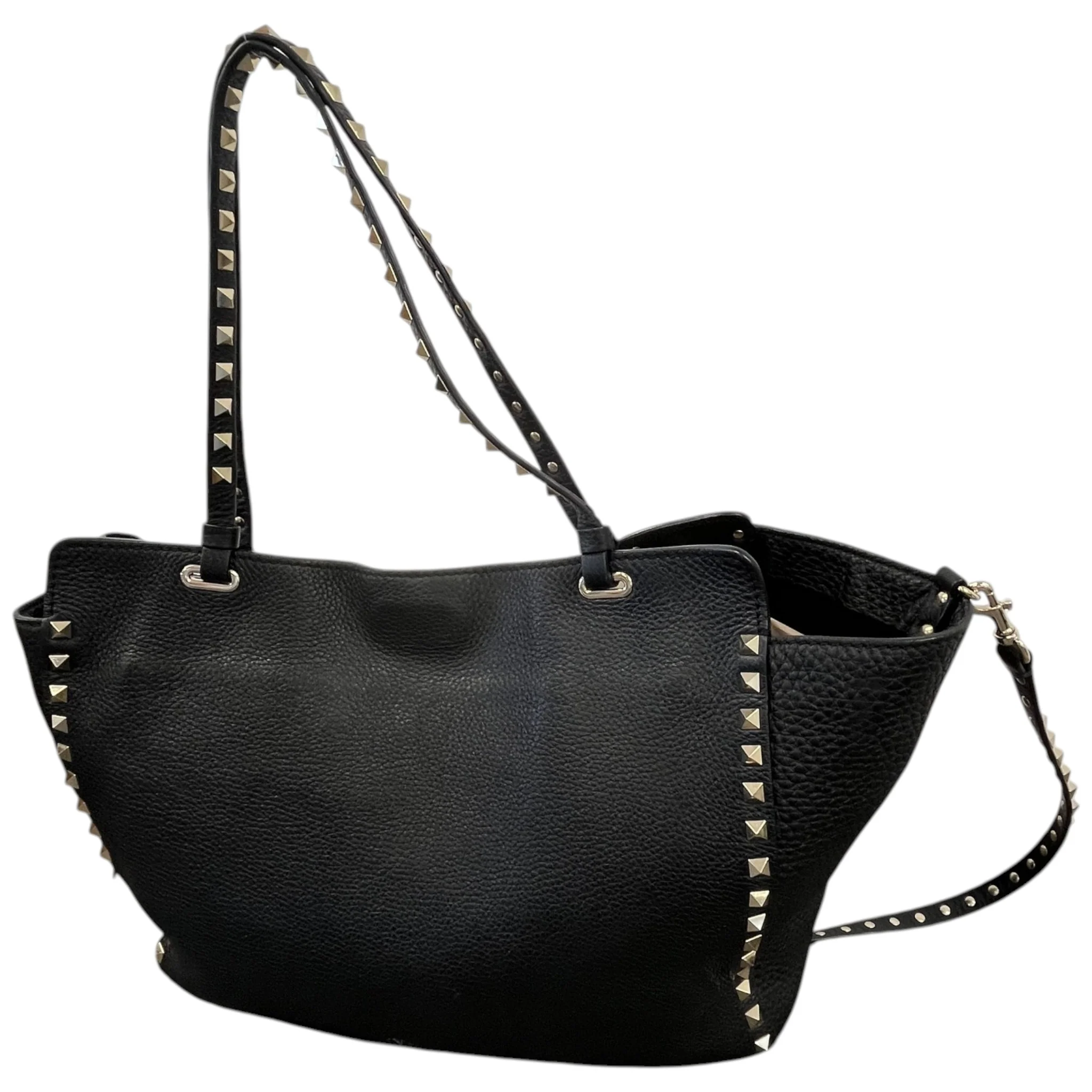Women's Rockstud Tote Bag Black - Image 9