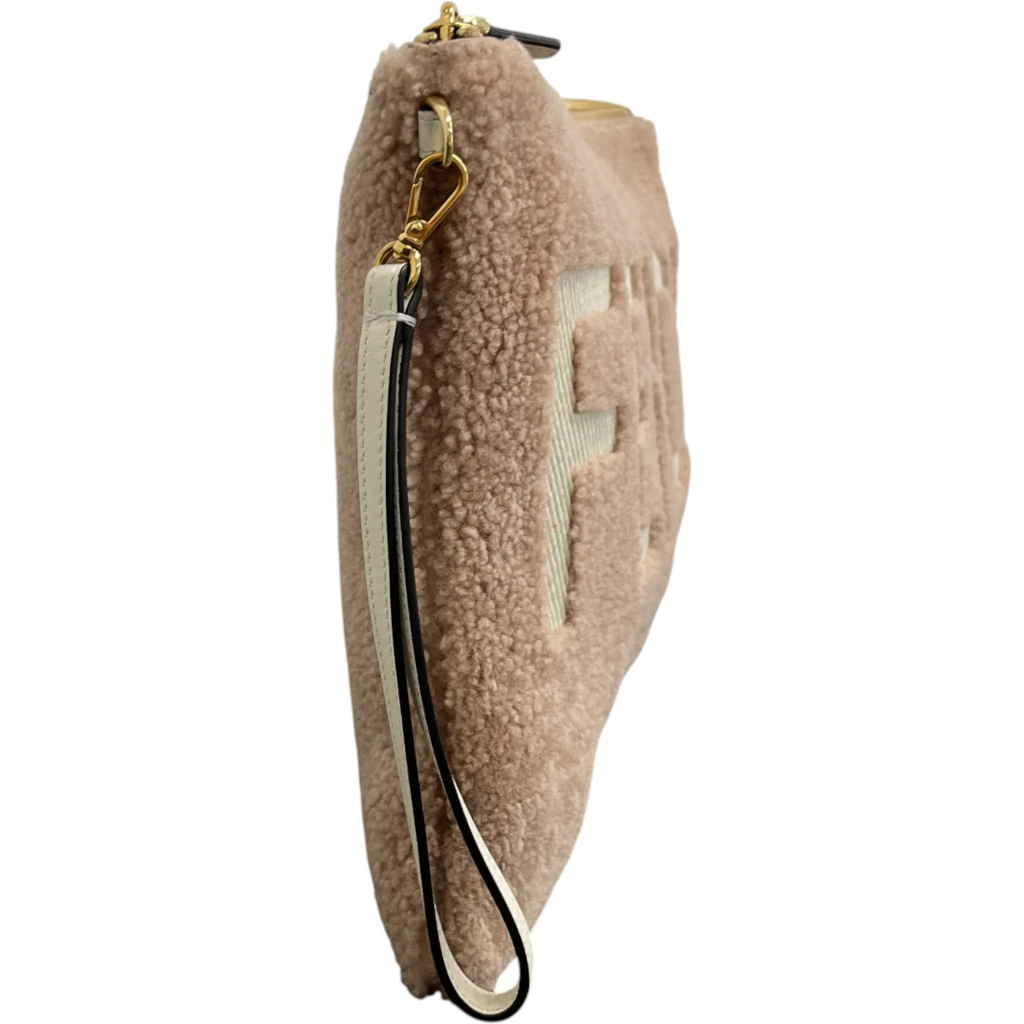 Women's Roma Shearling Pouch Pink - Image 5