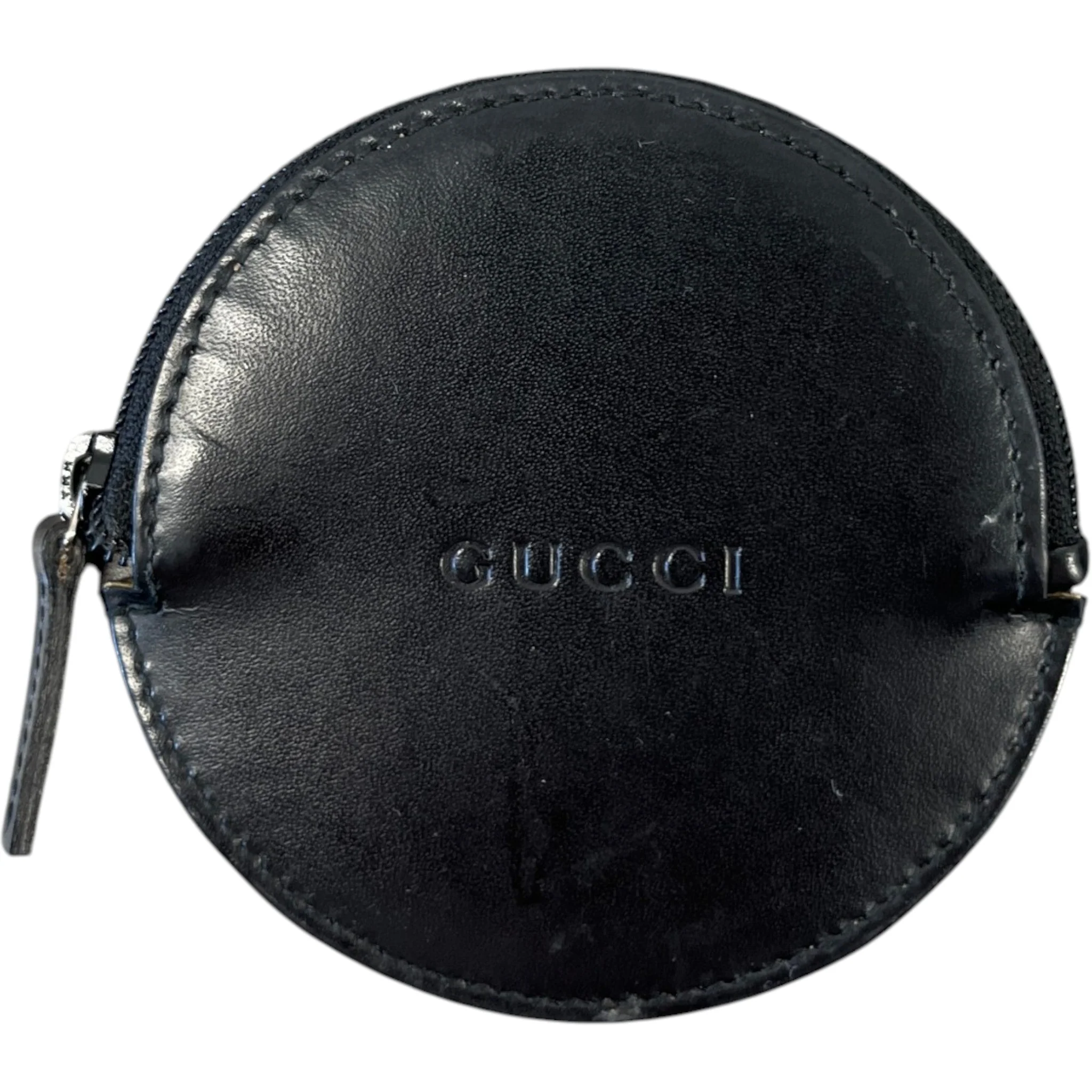 Women's Round Coin Wallet Black