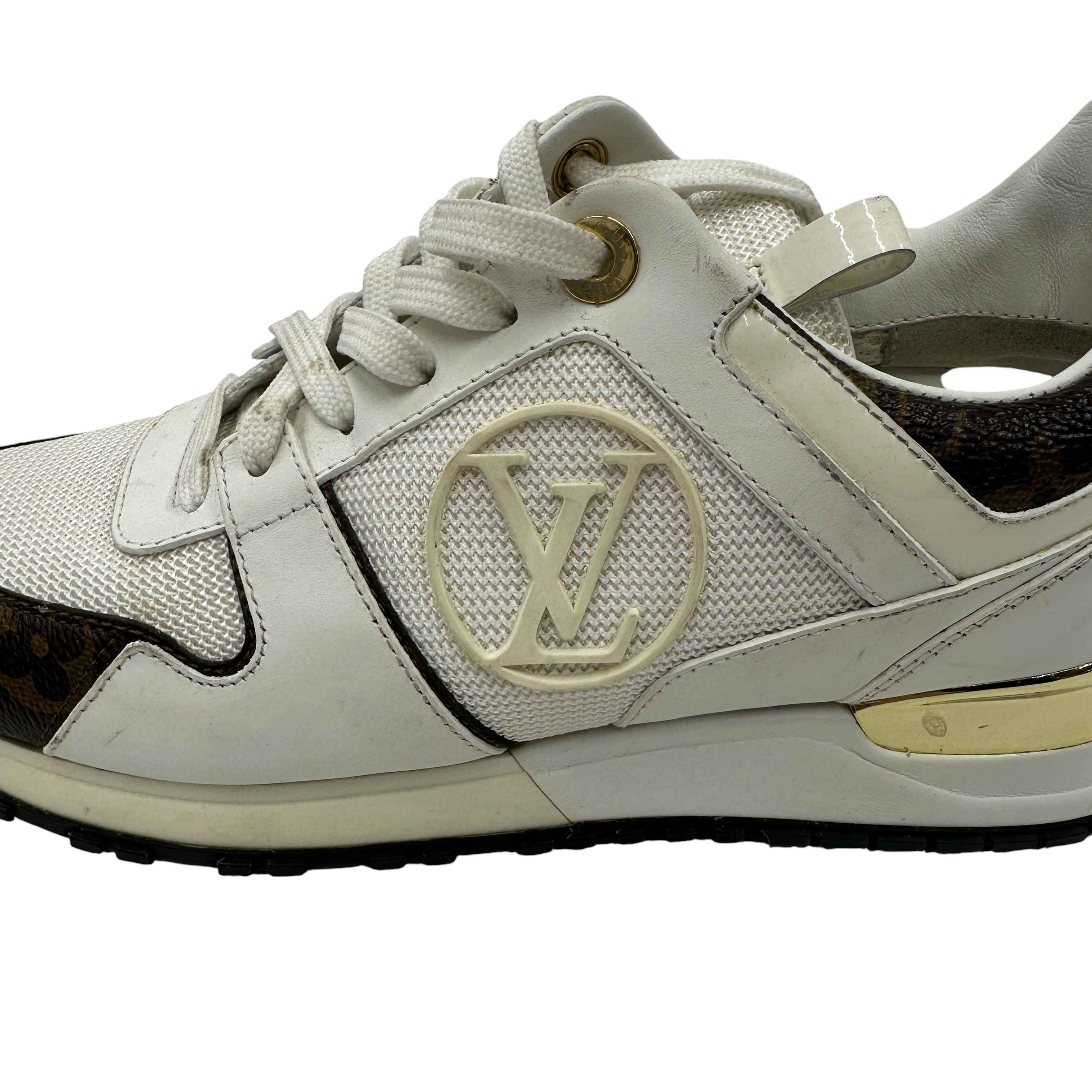 Women's Run Away Low Trainers White Size EU 35 / UK 2 - Image 13