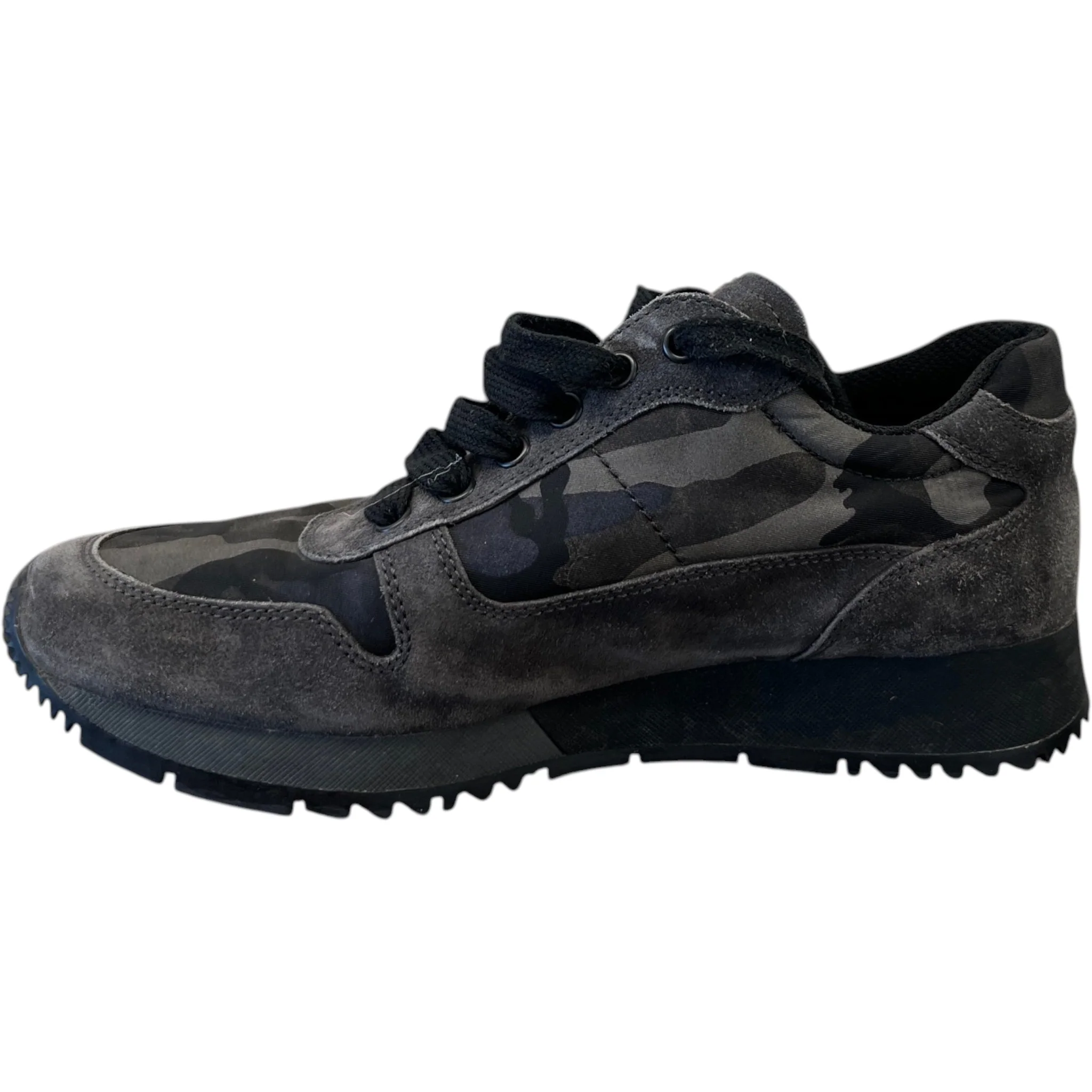 Women's Runner Camo Low Trainers Black Size EU 35.5 / UK 2.5 - Image 2