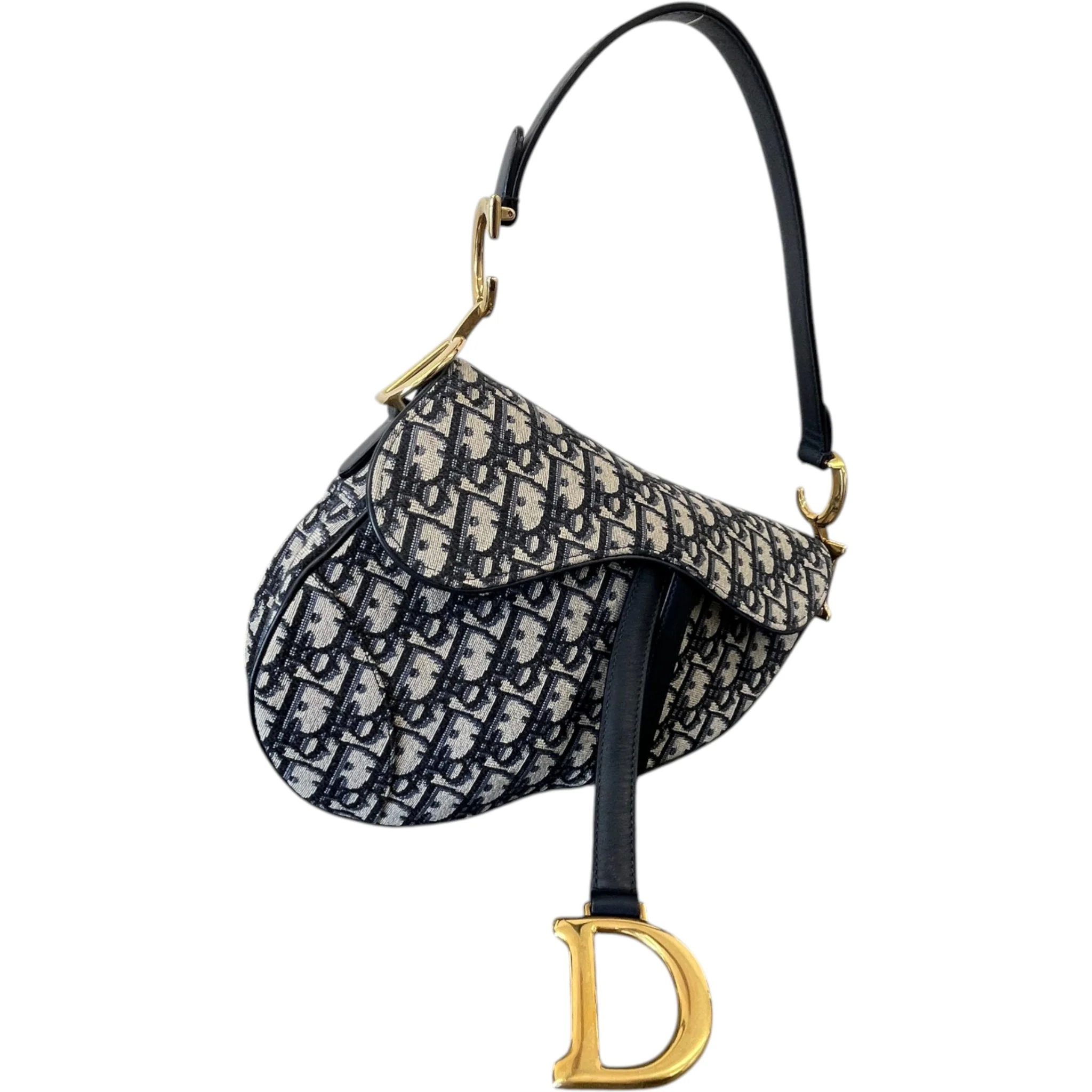 Women's Saddle Bag Navy - Image 4