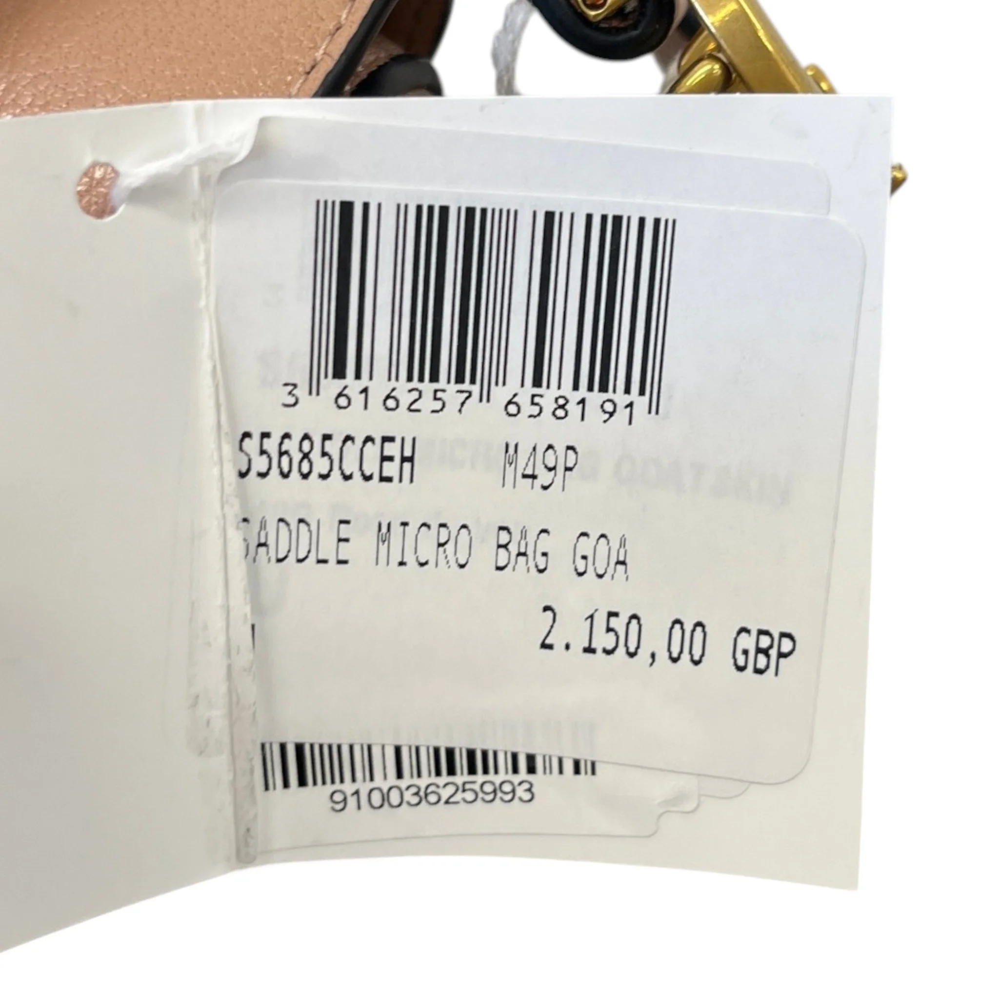 Women's Saddle Micro Bag Bag Nude - Image 11