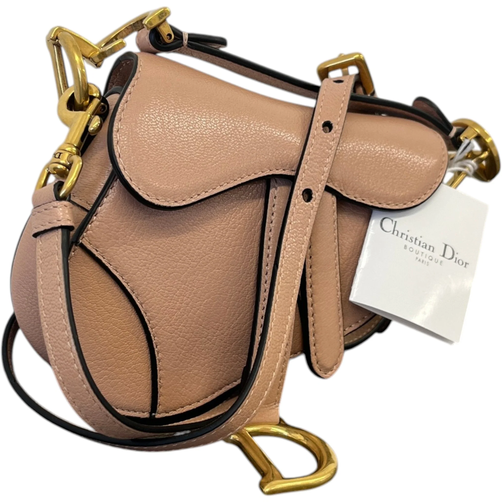 Women's Saddle Micro Bag Bag Nude - Image 4