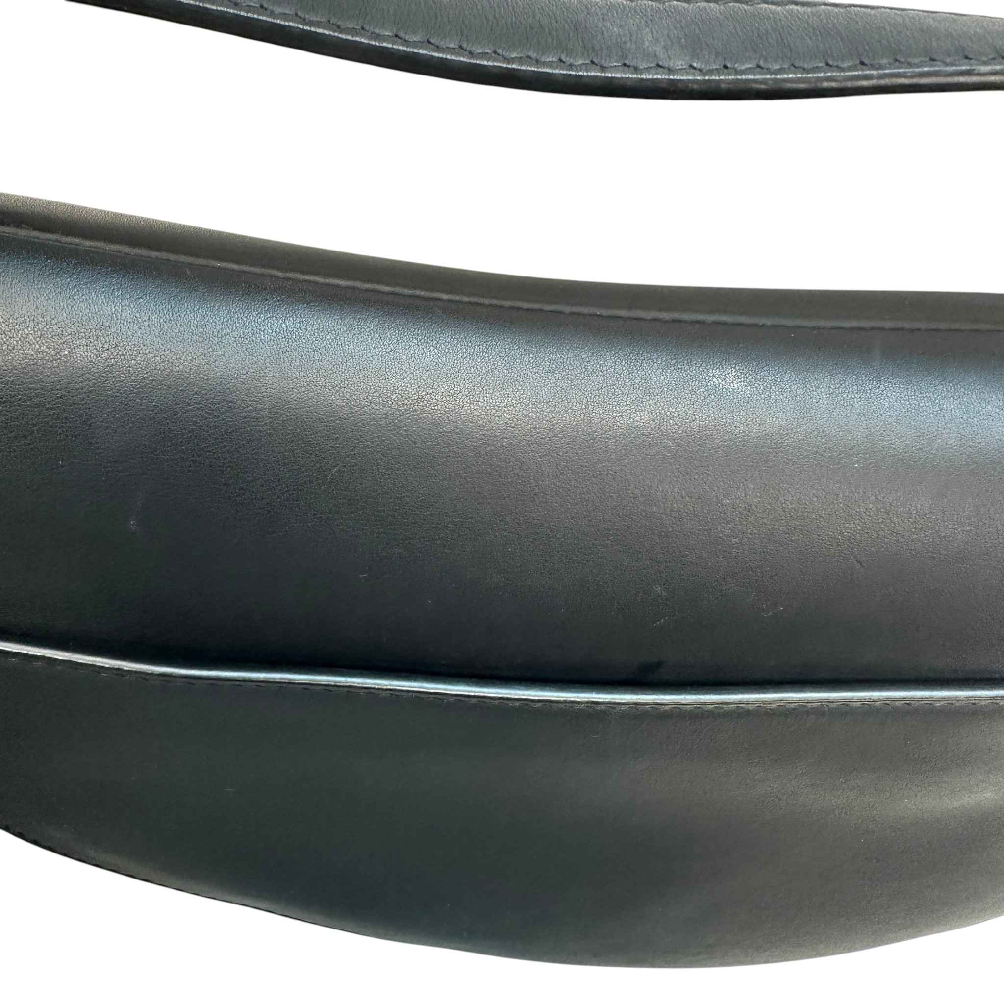 Women's Saddle Small Ultramatte Calfskin Bag Black - Image 12
