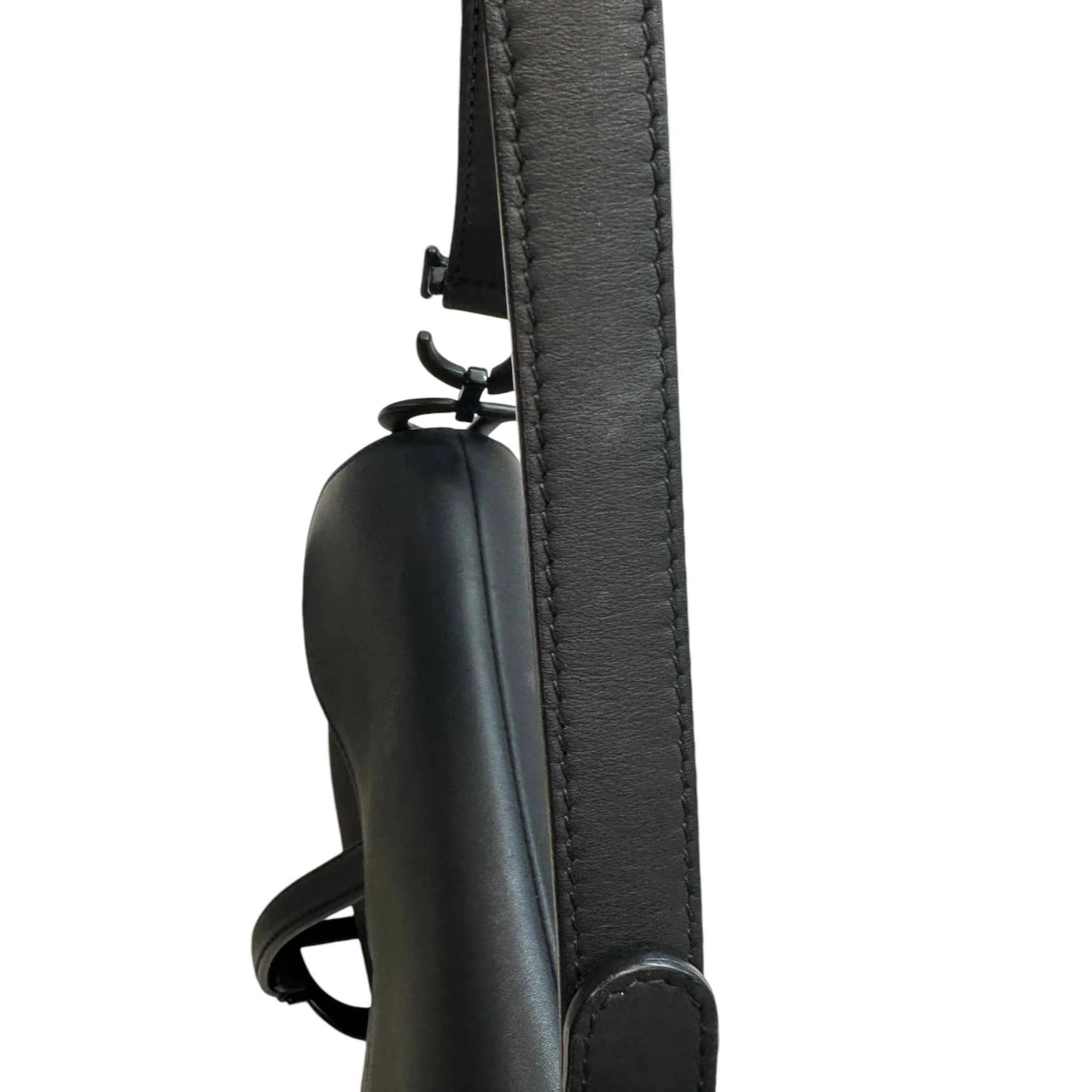 Women's Saddle Small Ultramatte Calfskin Bag Black - Image 14