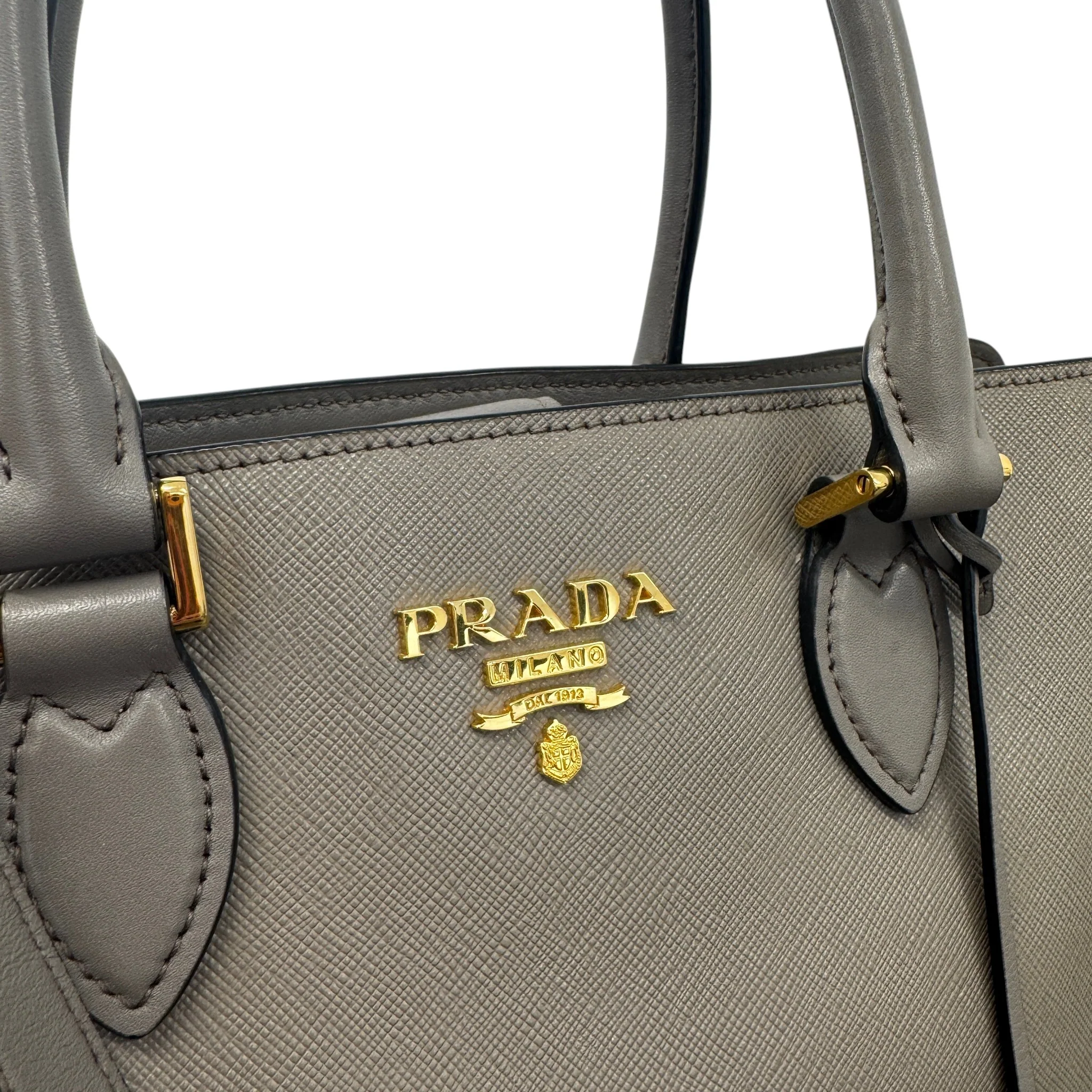 Women's Saffiano Bag Grey - Image 5