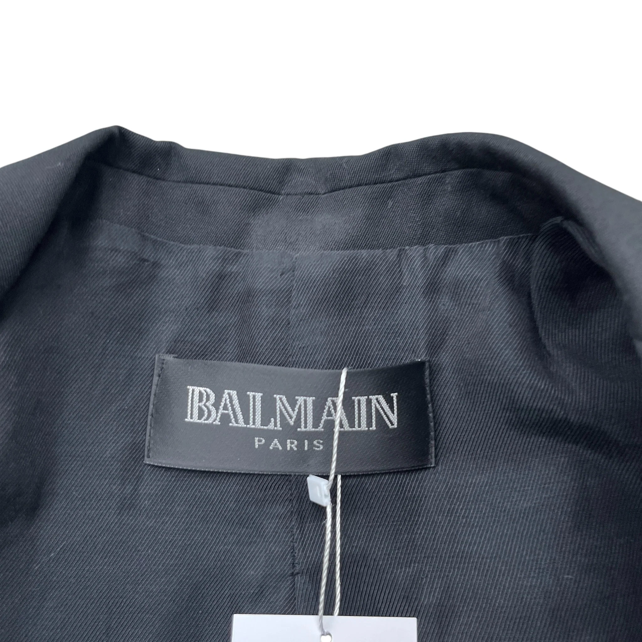 Women's Satin Lapel Double Breasted Jacket Black Size IT 38 / UK 6 - Image 7