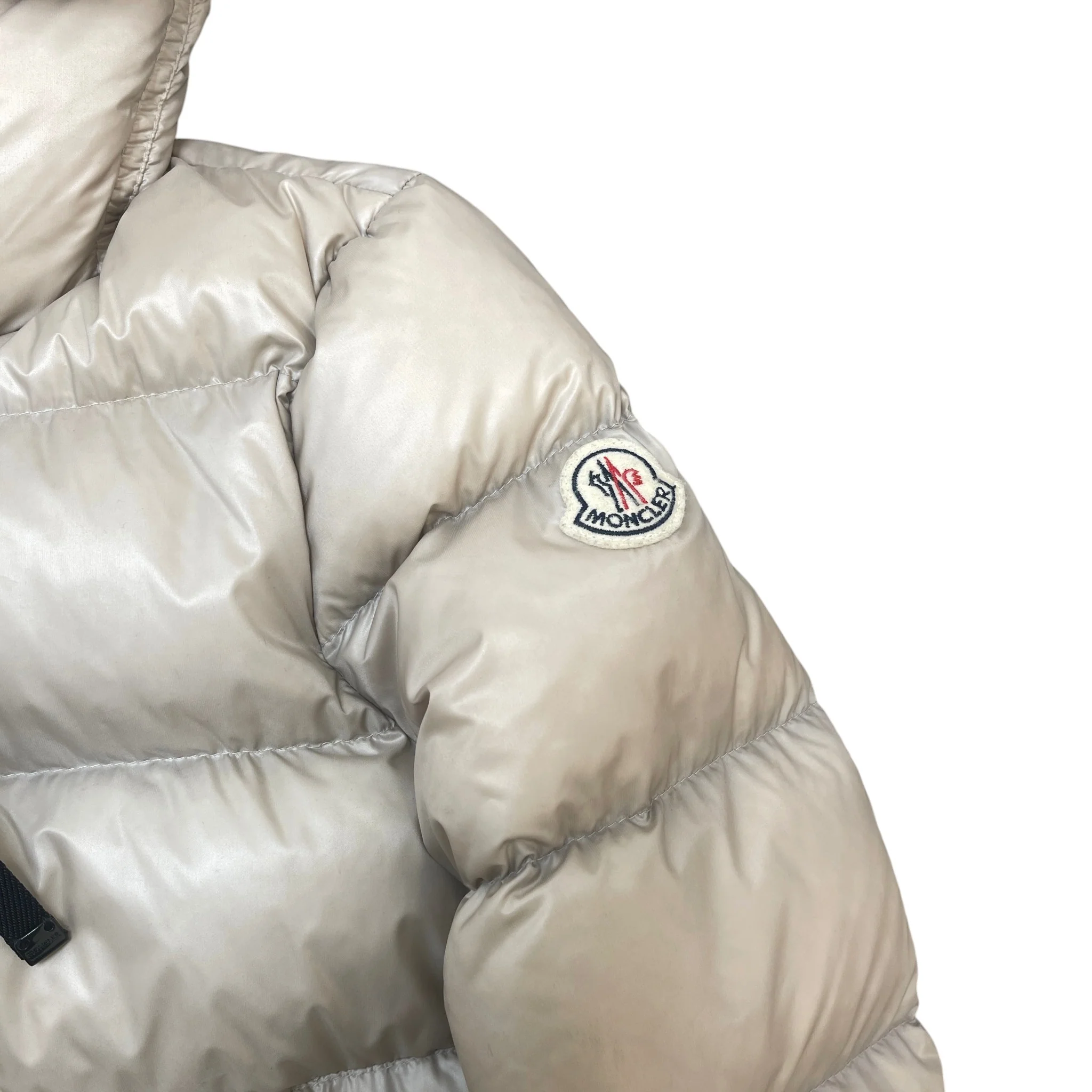 Women's Serinde Down Jacket Beige Size 1 / UK 10 - Image 6