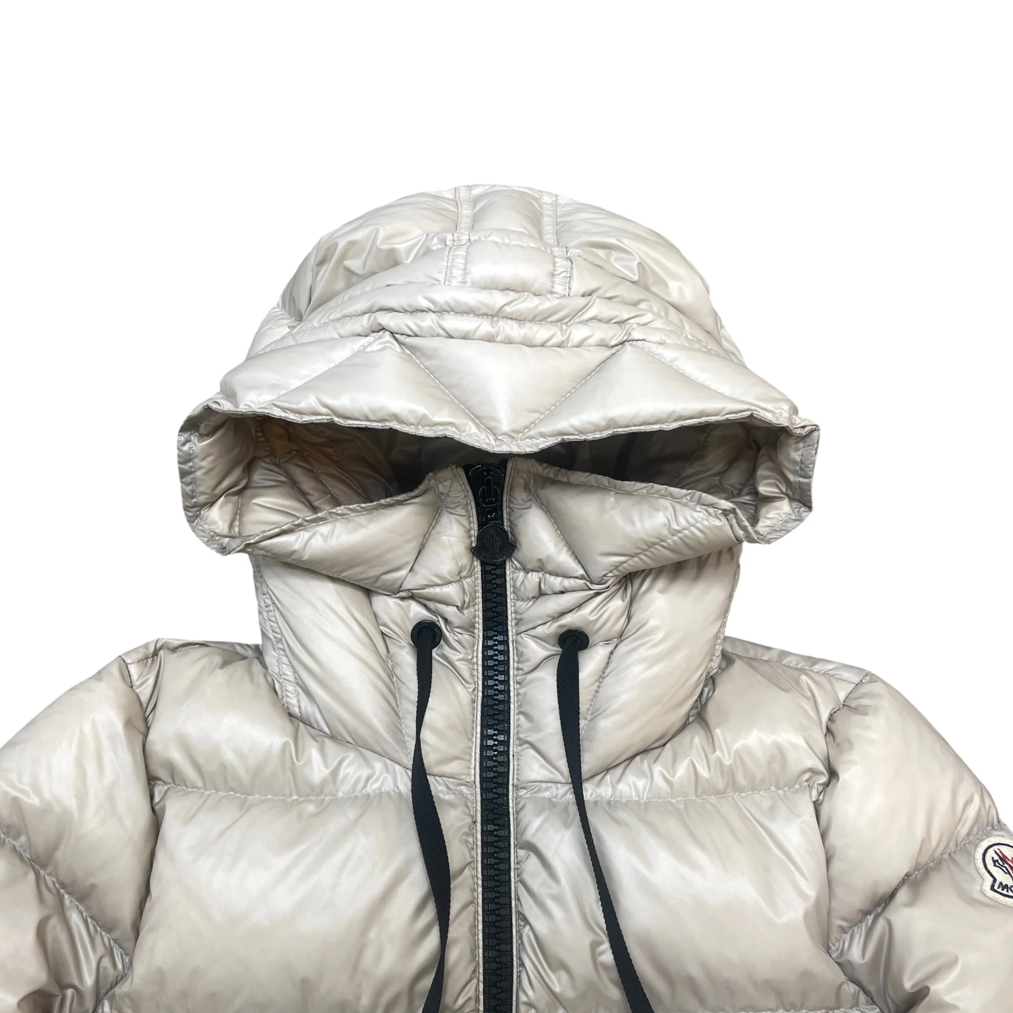 Women's Serinde Down Jacket Beige Size 1 / UK 10 - Image 7
