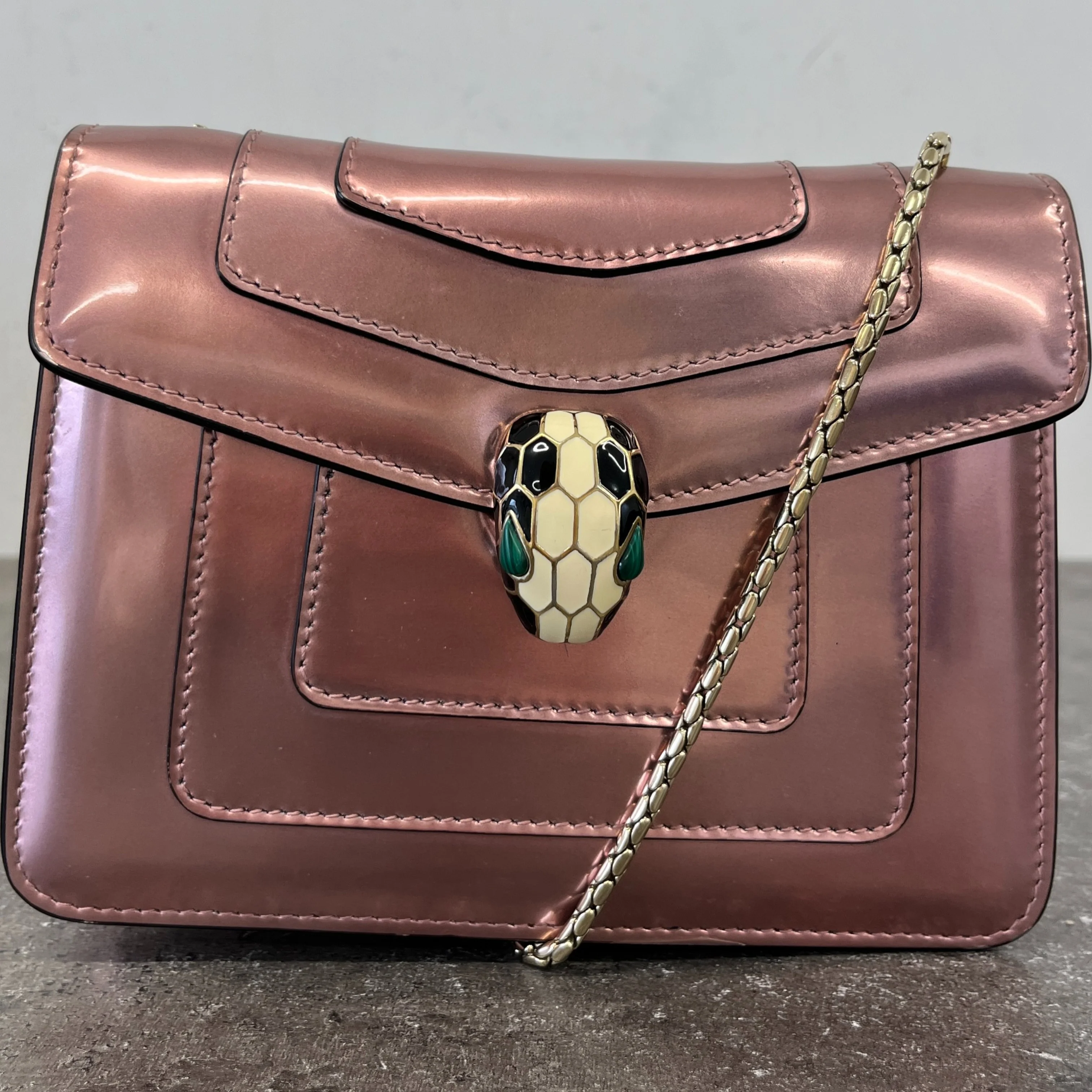 Women's Serpenti Forever Crossbody Bag Pink - Image 12