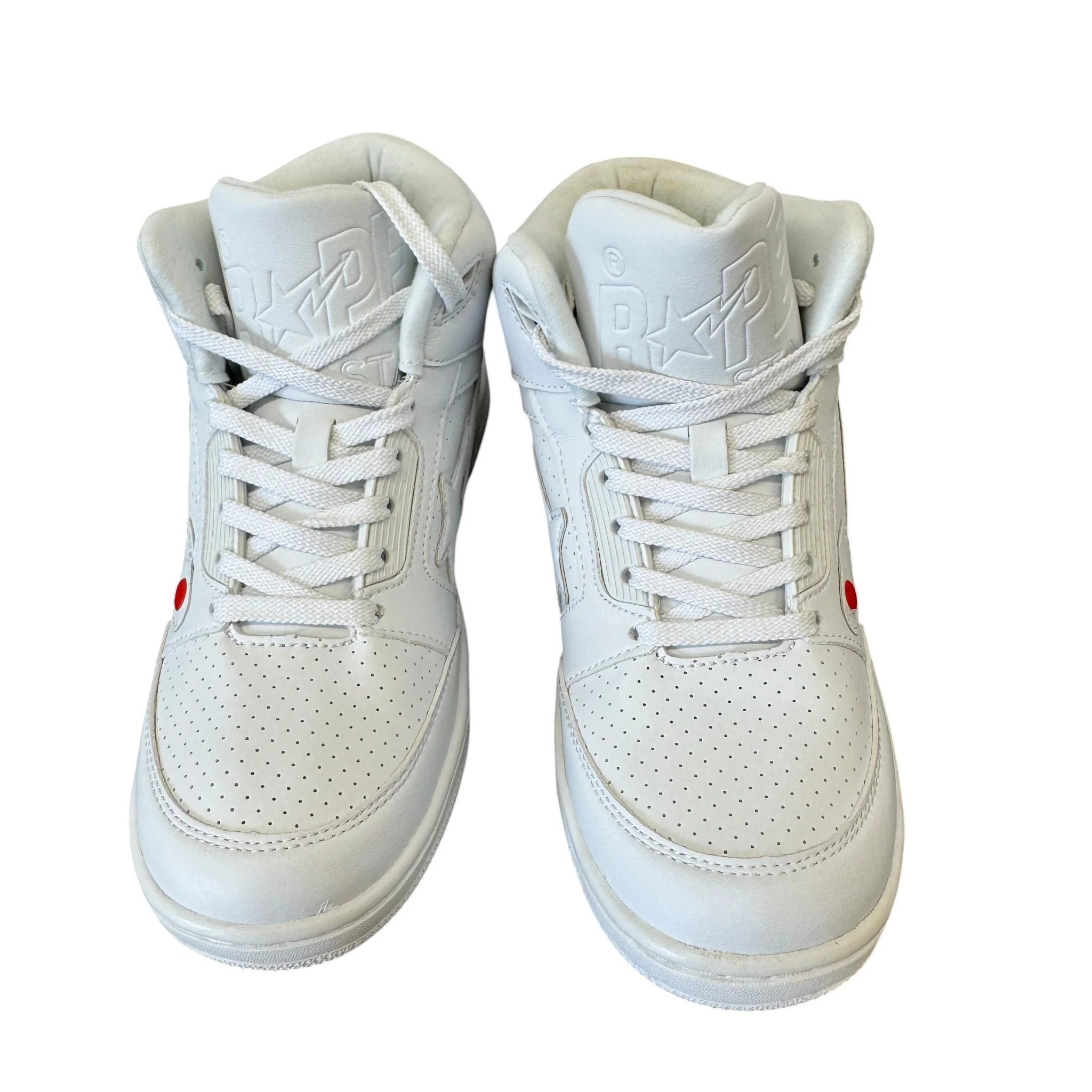 Women's Shark Cloud Stas High Trainers White Size EU 38 / UK 5 - Image 6