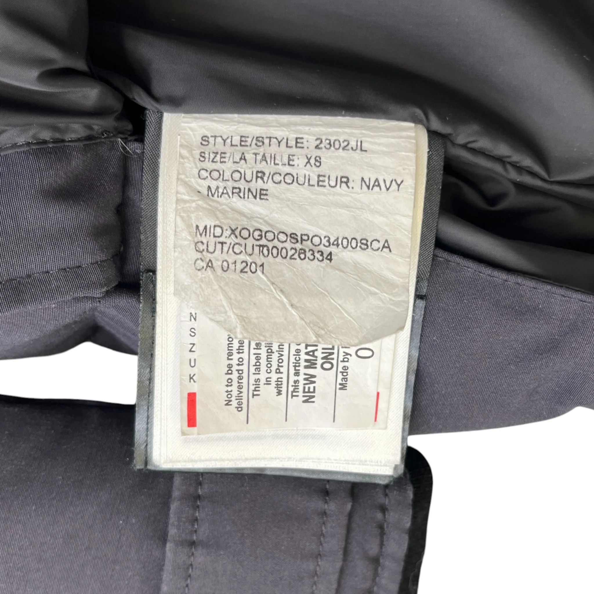 Women's Shelburne Parka Down Jacket Navy Size XS - Image 6