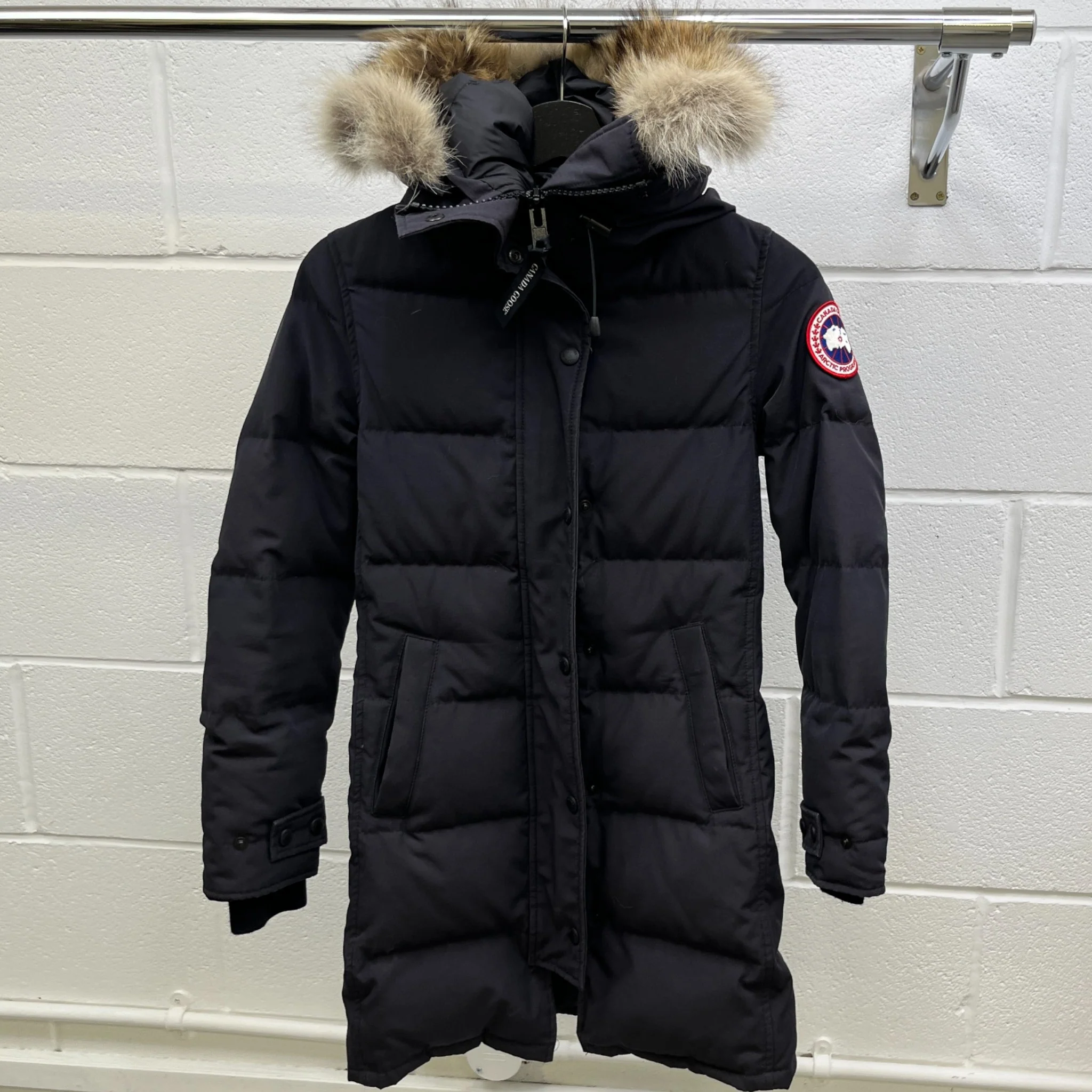 Women's Shelburne Parka Down Jacket Navy Size XS - Image 8