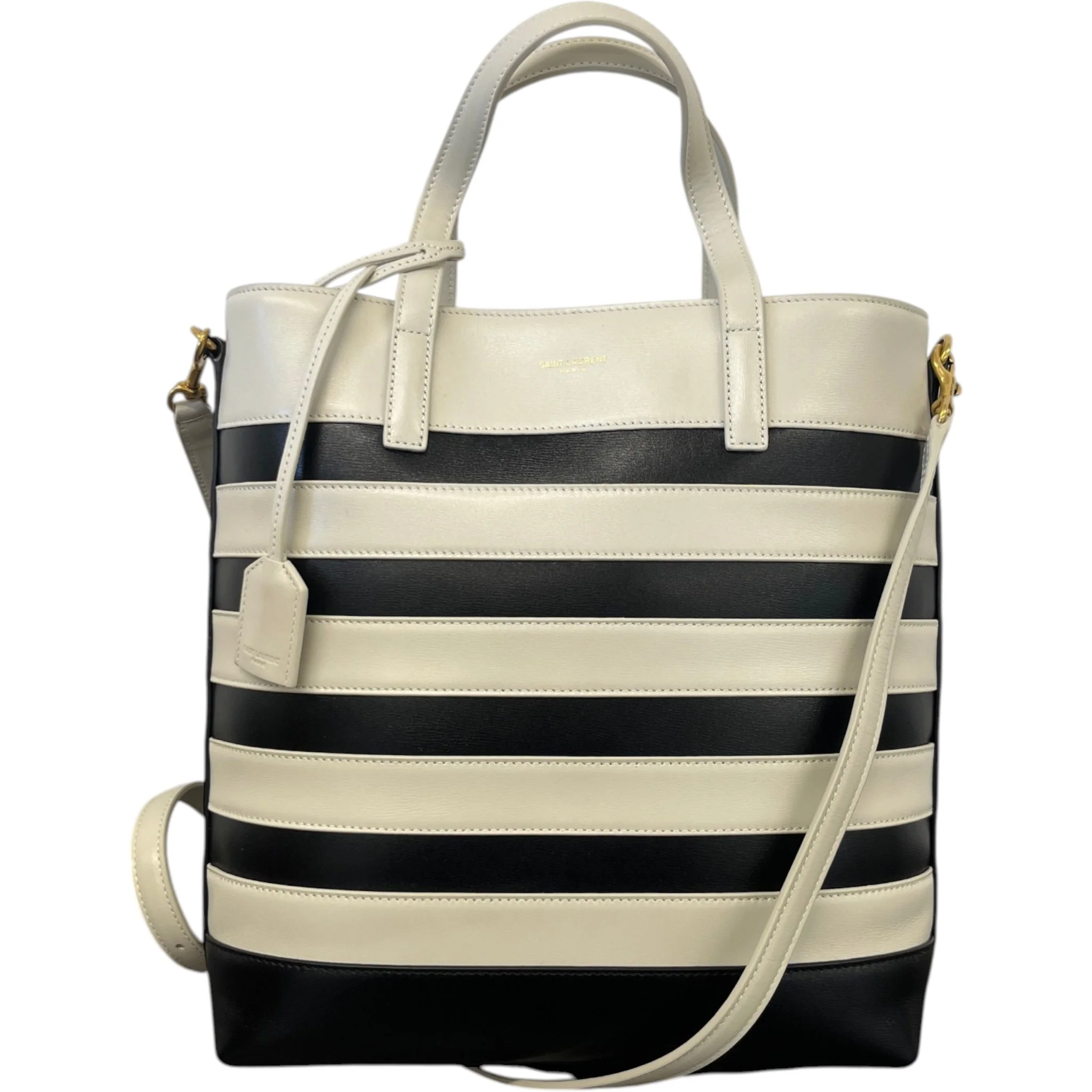 Women's Shopping Toy In Leather Bag Black