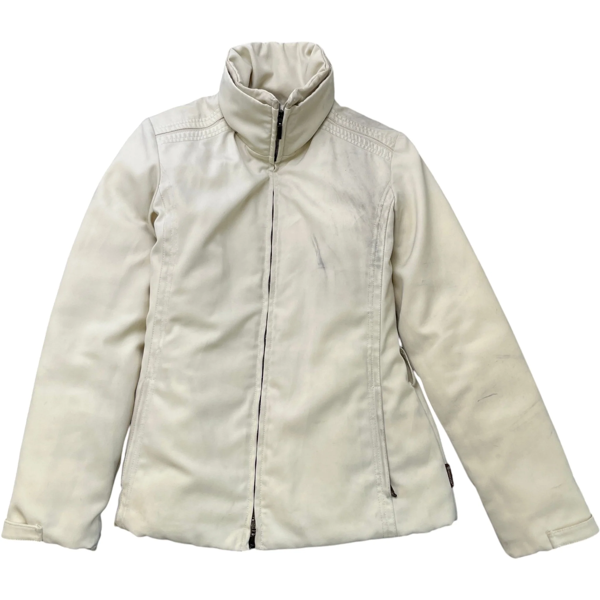 Women's Ski Down Jacket Beige Size 2 / UK 12