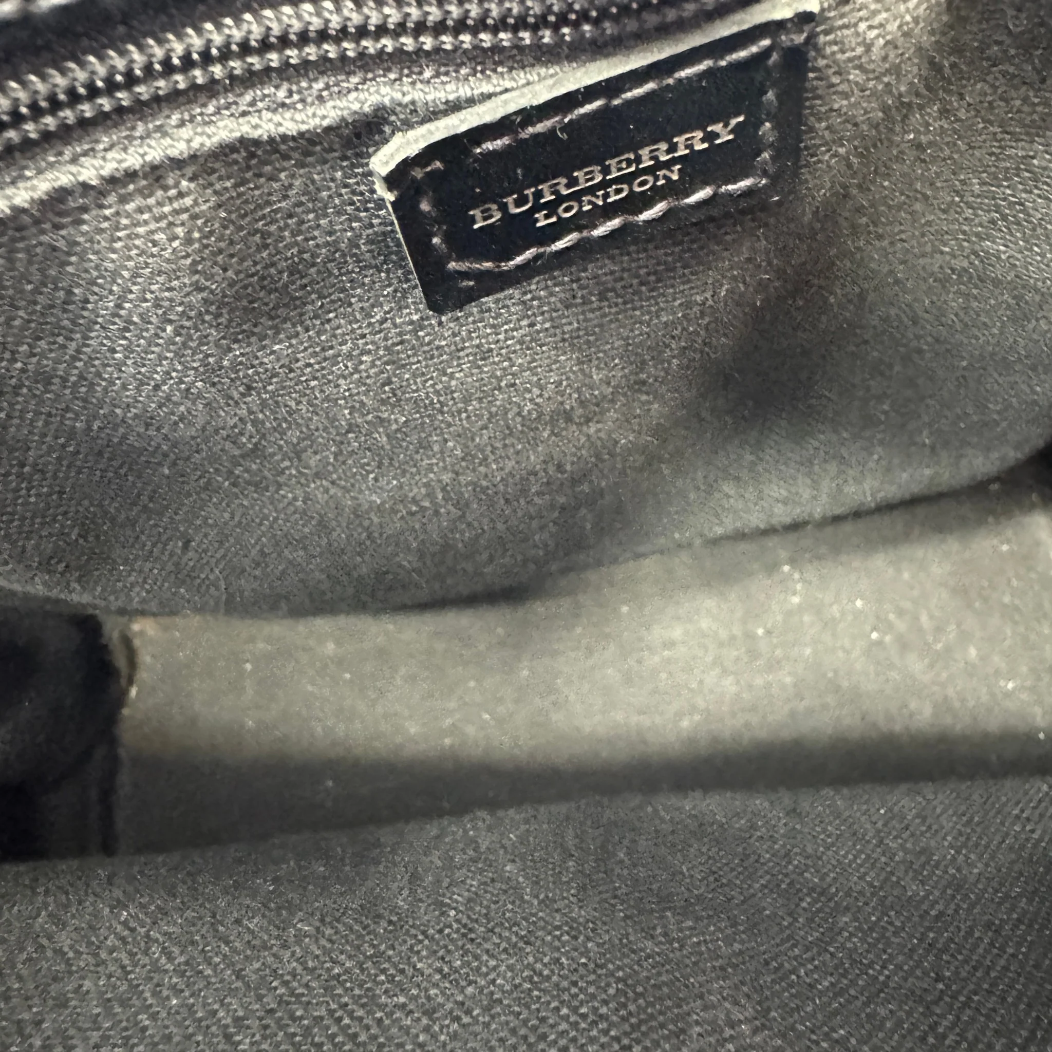 Women's Small Check Print Bag Beige - Image 10