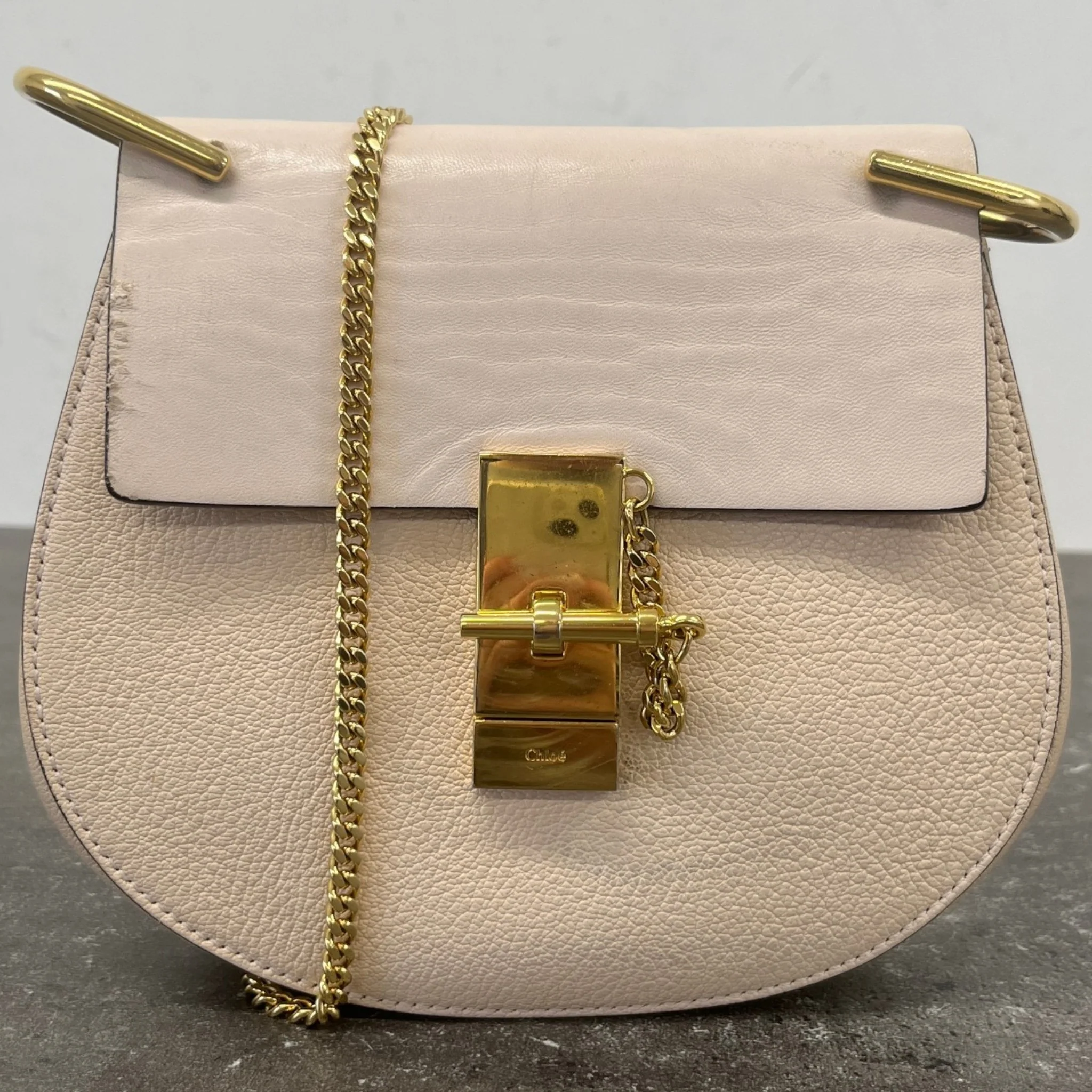 Women's Small Drew Bag Beige - Image 13