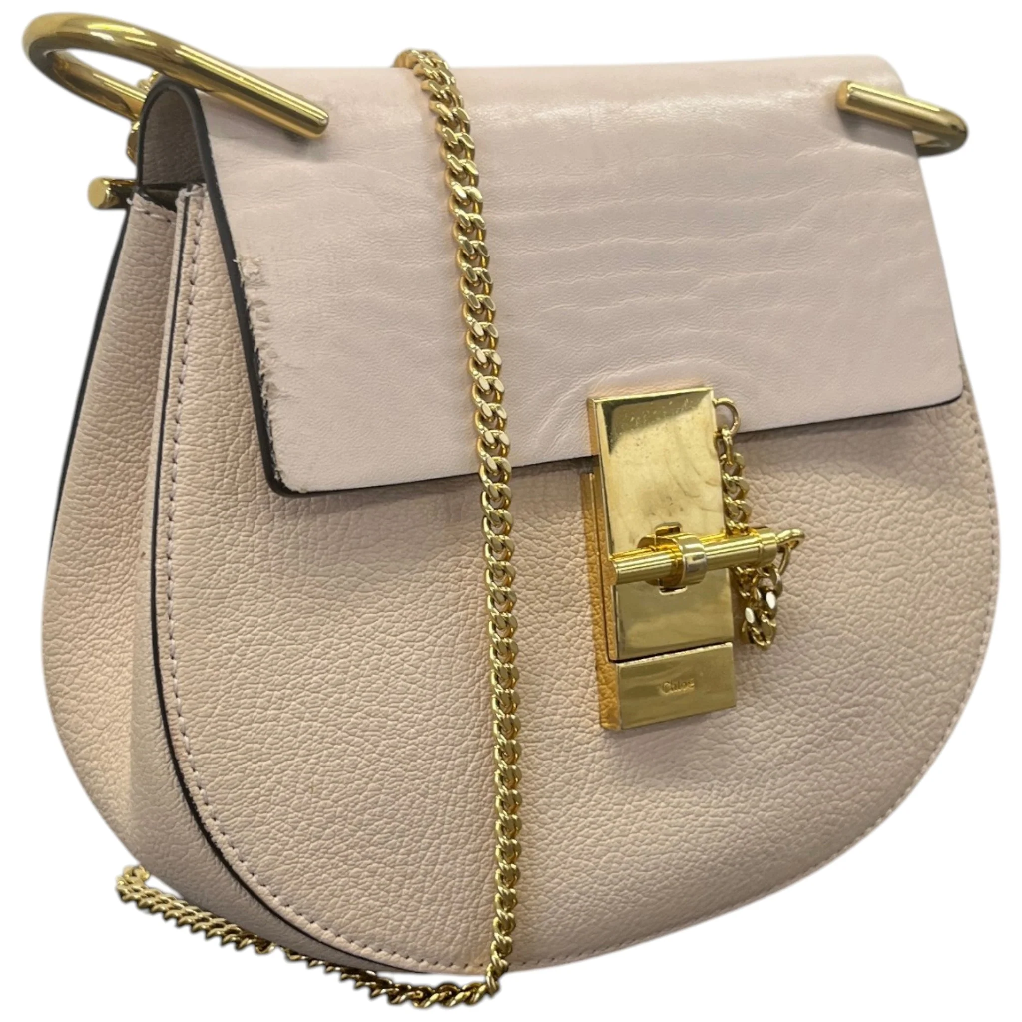 Women's Small Drew Bag Beige - Image 4