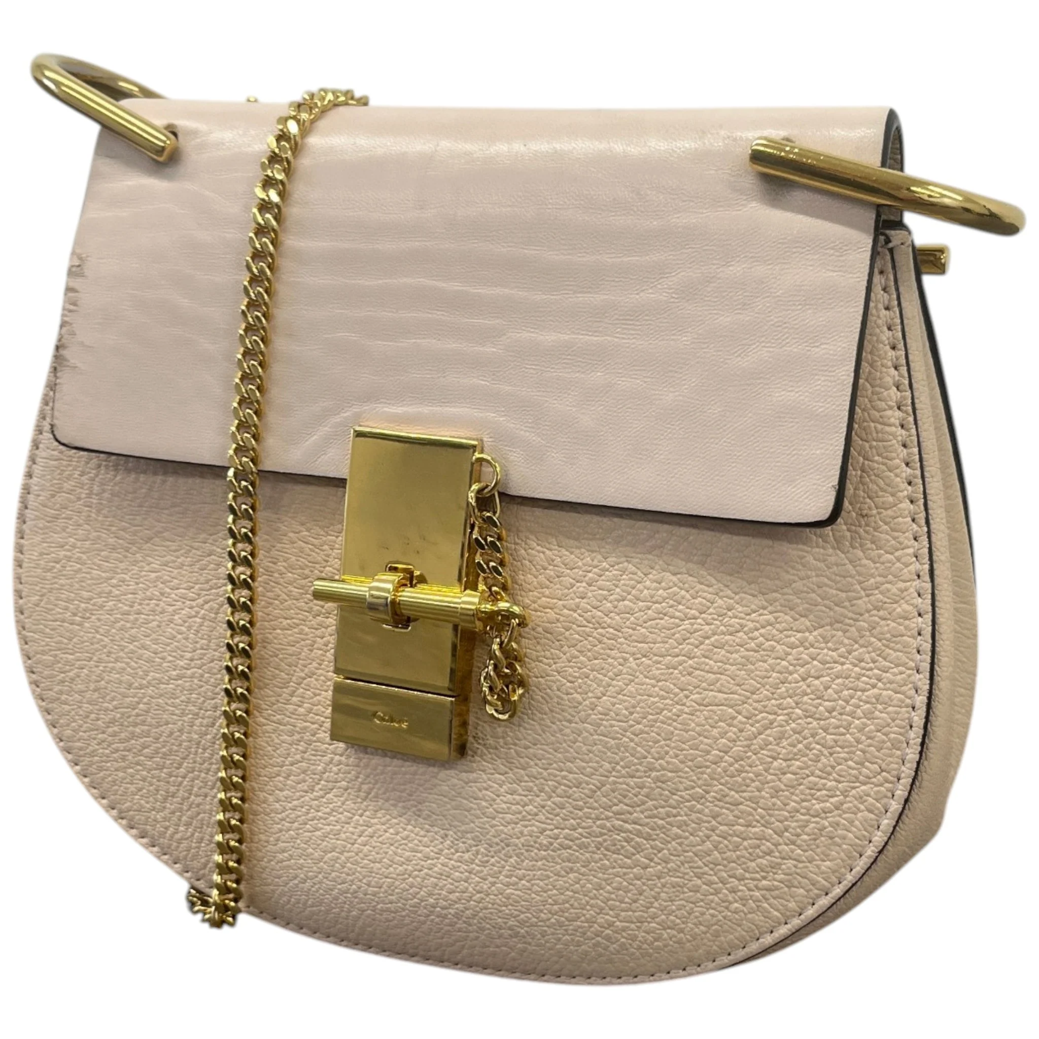 Women's Small Drew Bag Beige - Image 5