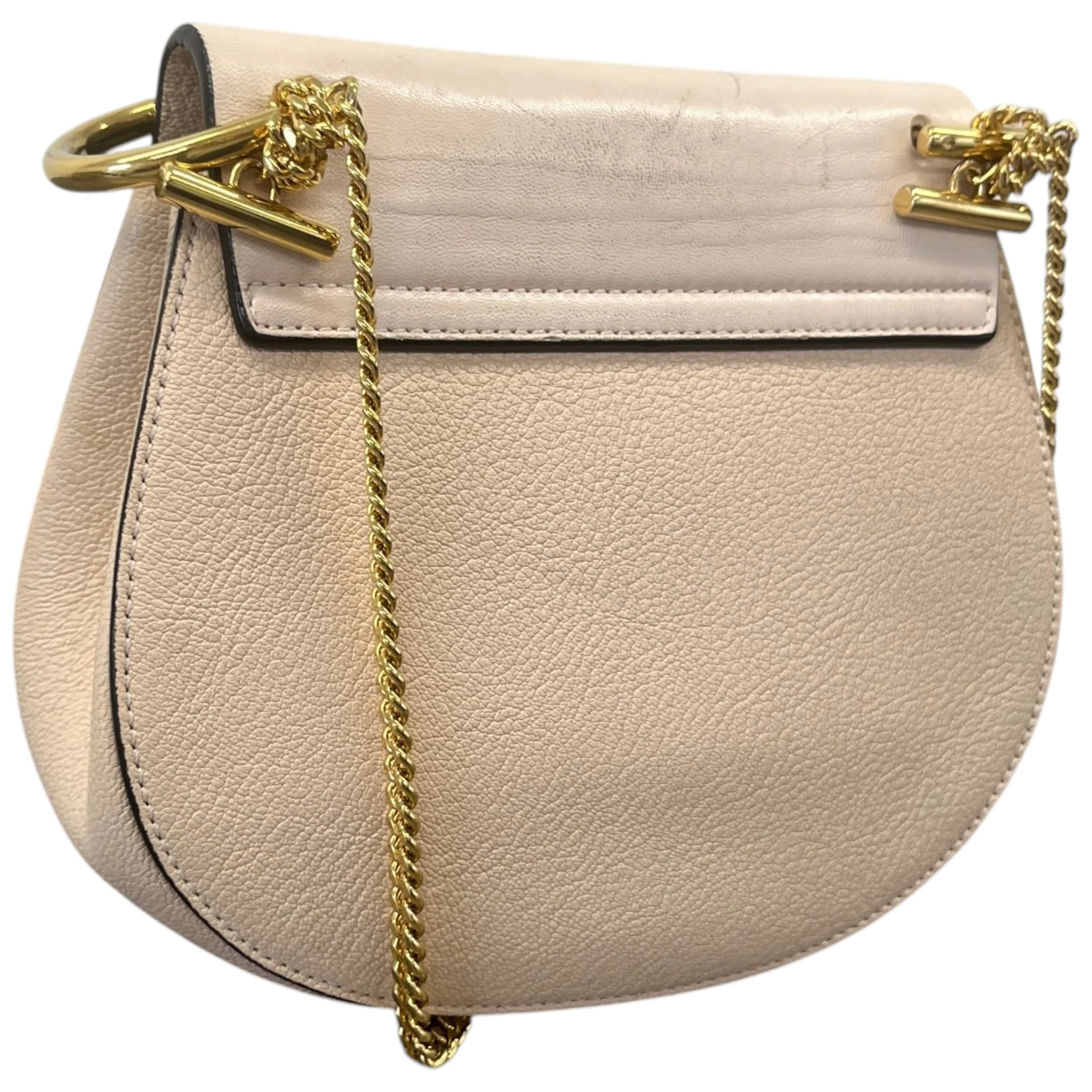 Women's Small Drew Bag Beige - Image 8