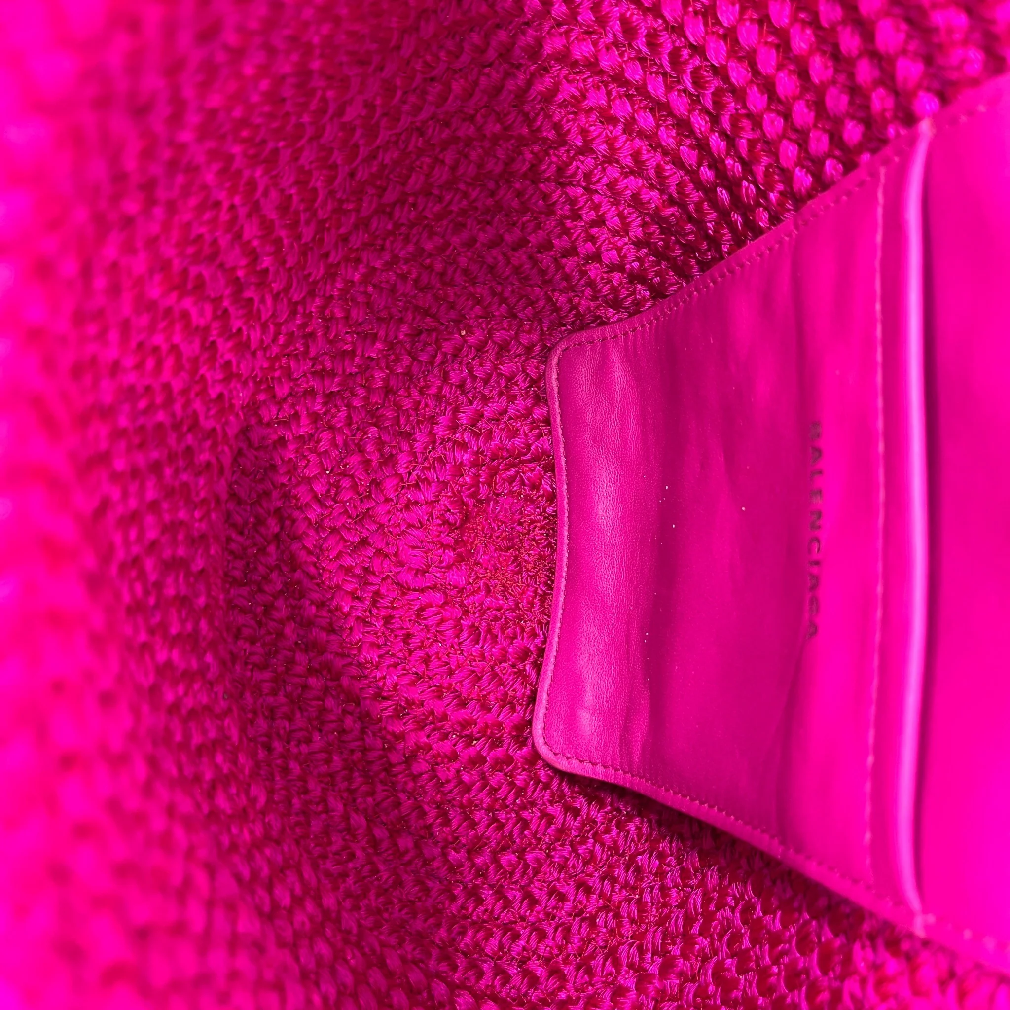 Women's Small Ibiza Basket Bag Pink - Image 13