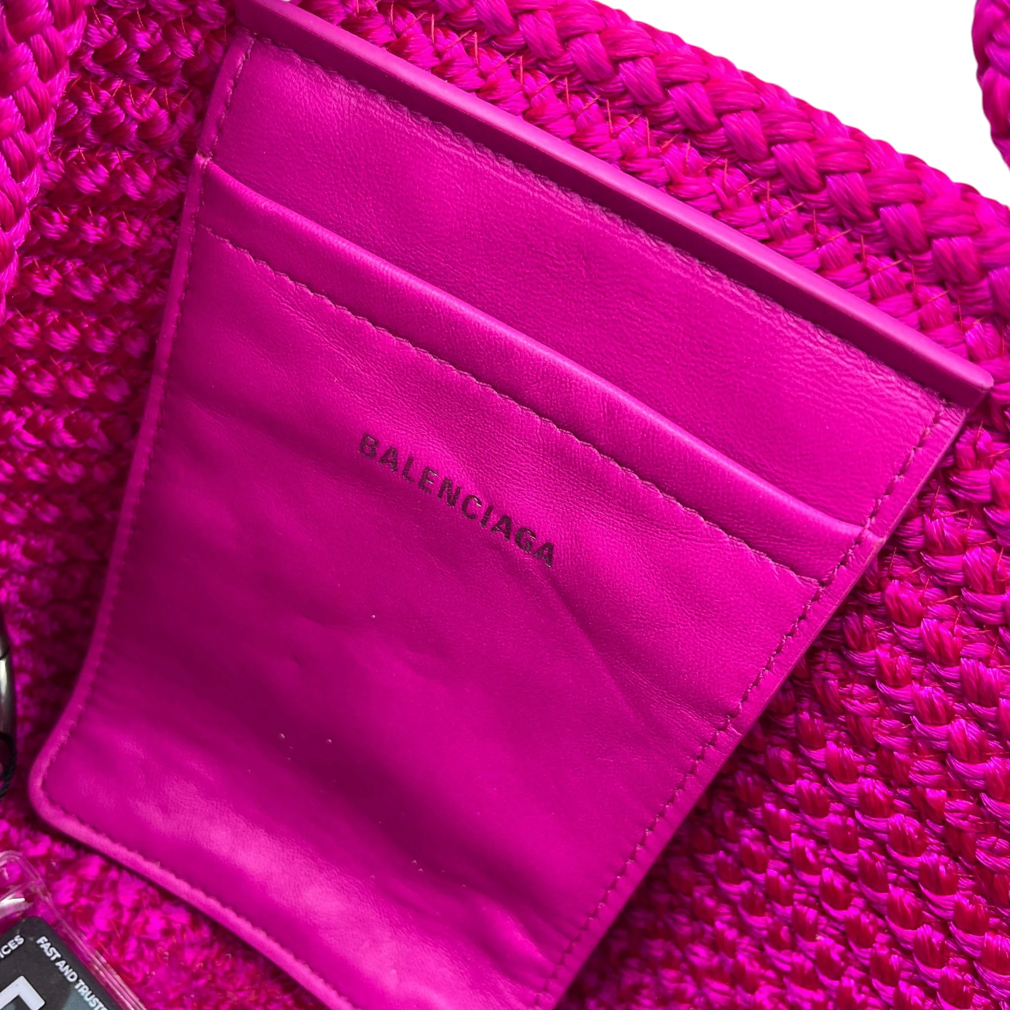 Women's Small Ibiza Basket Bag Pink - Image 8