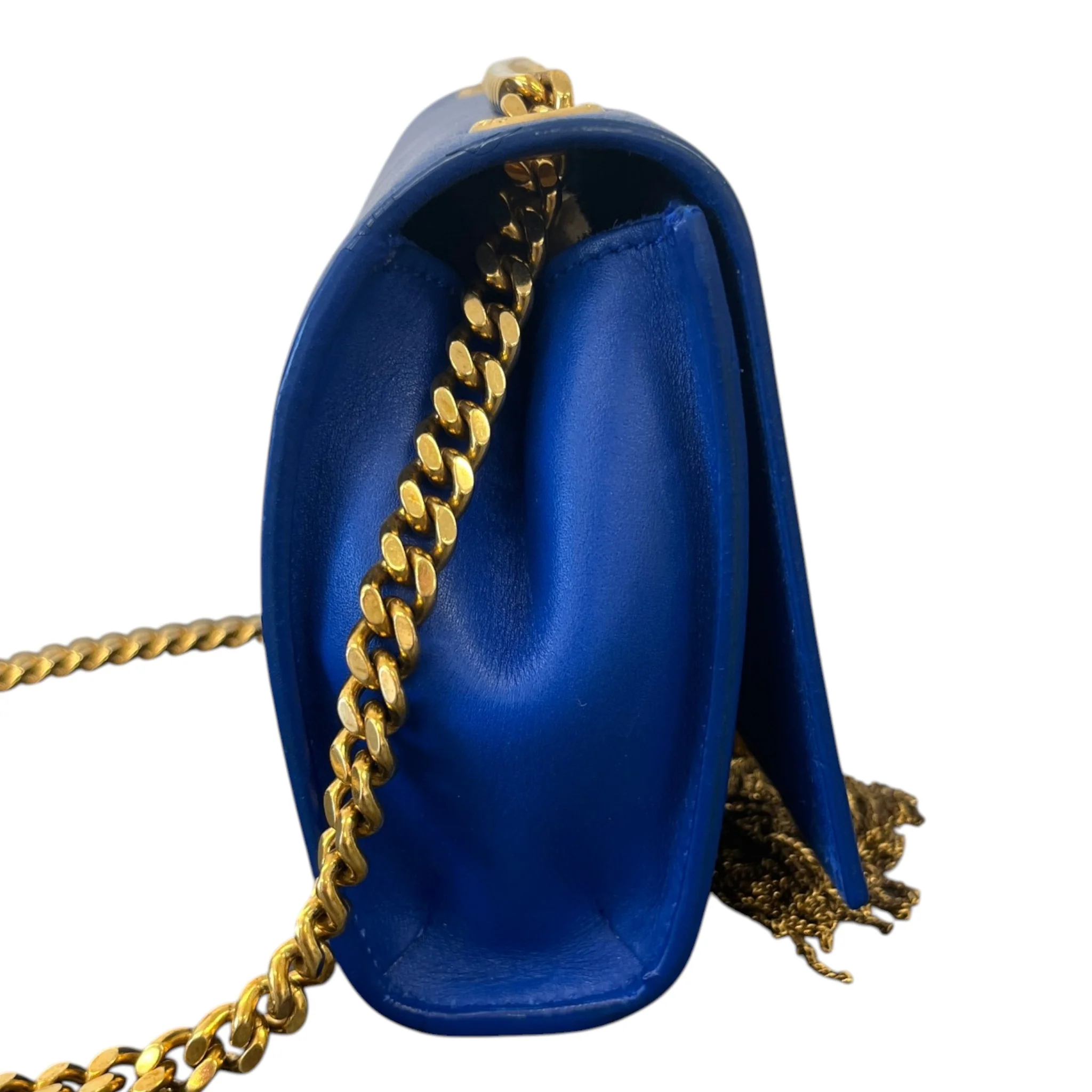 Women's Small Kate Tassel Bag Blue - Image 6