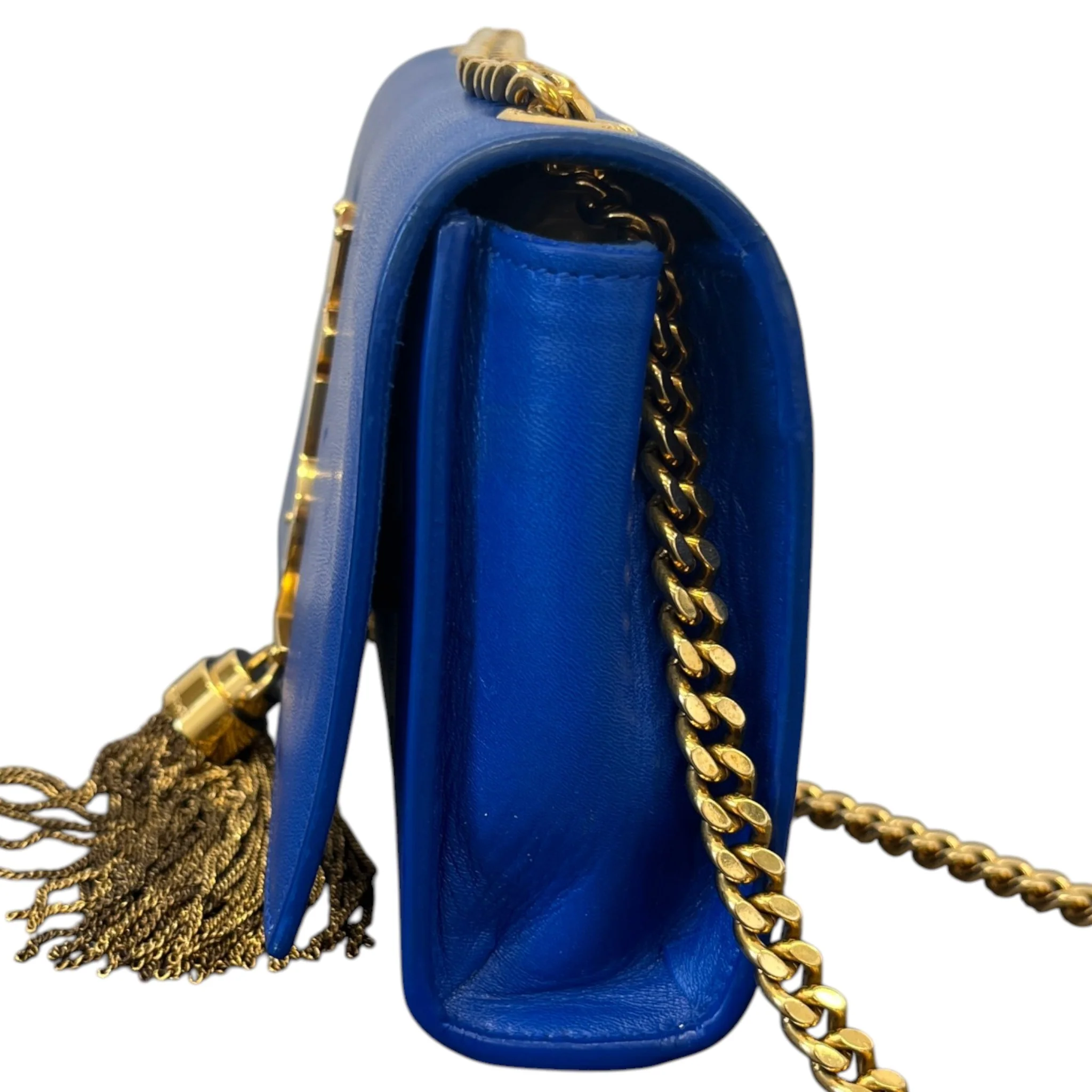 Women's Small Kate Tassel Bag Blue - Image 7
