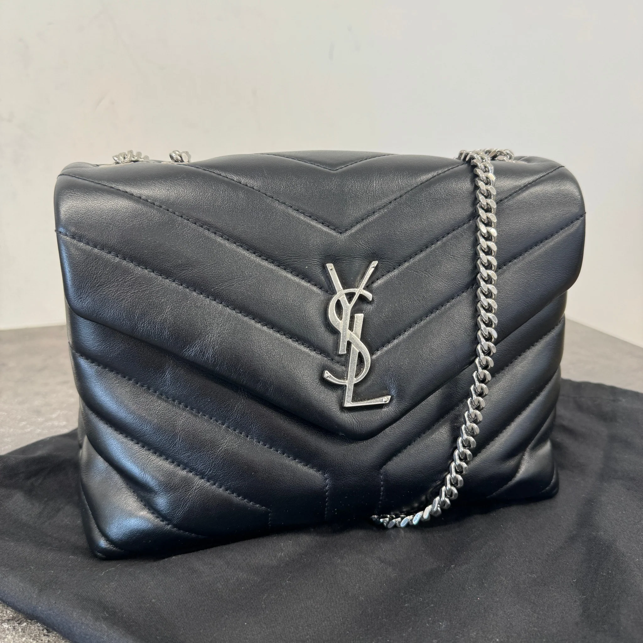Women's Small Loulou Bag Black - Image 14