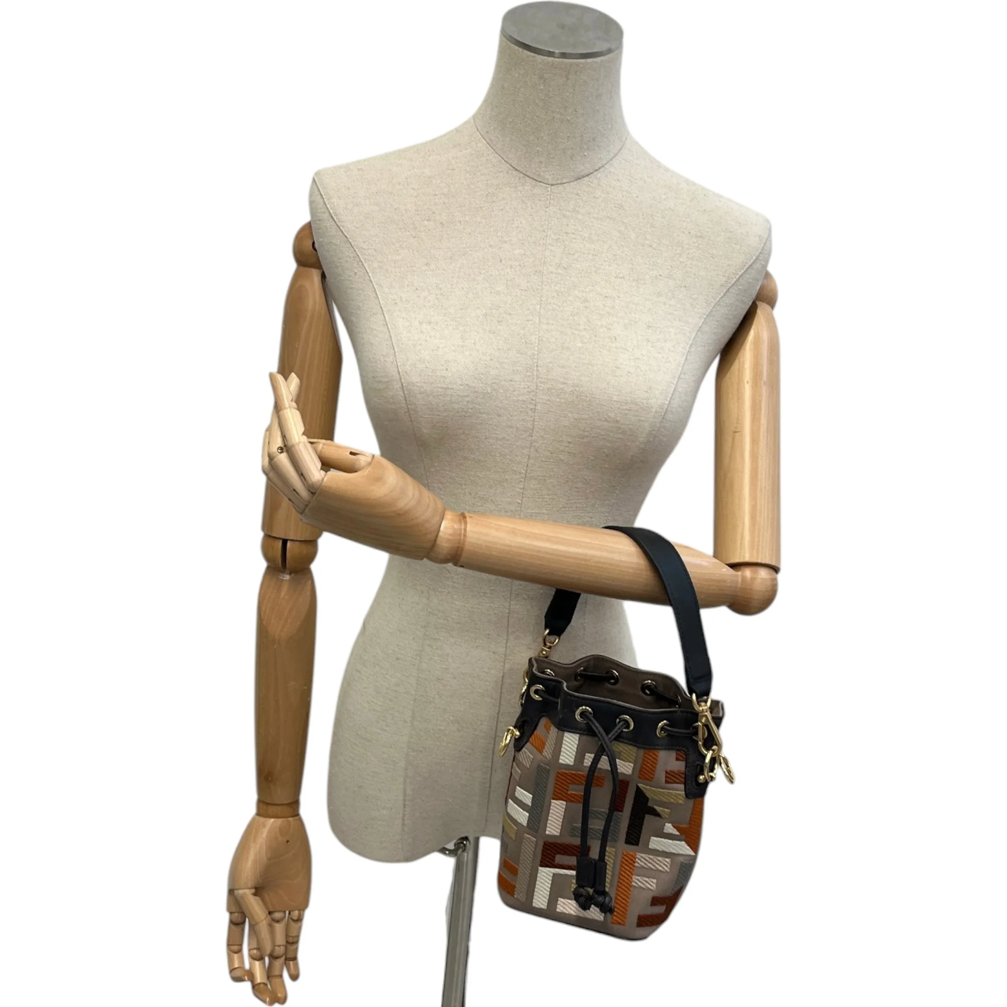 Women's Small Mon Tresor Bucket Bag Beige - Image 2
