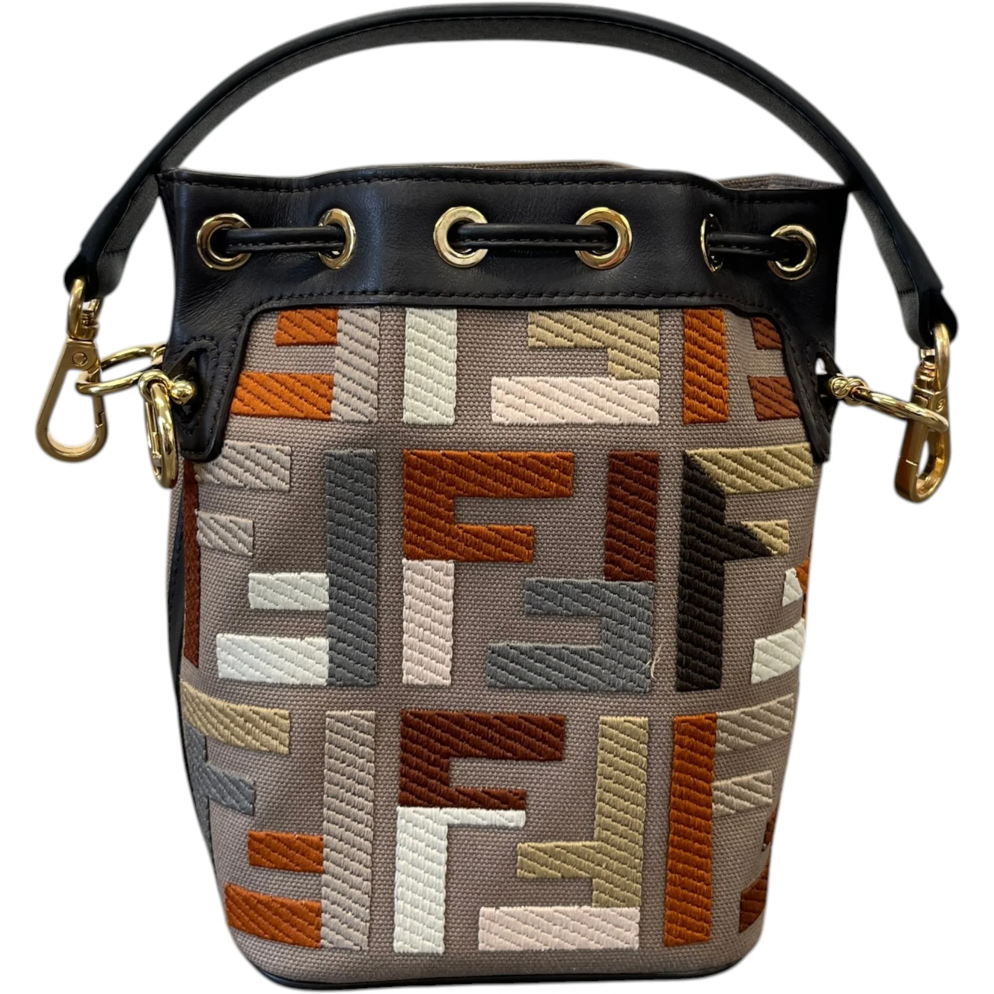 Women's Small Mon Tresor Bucket Bag Beige - Image 3