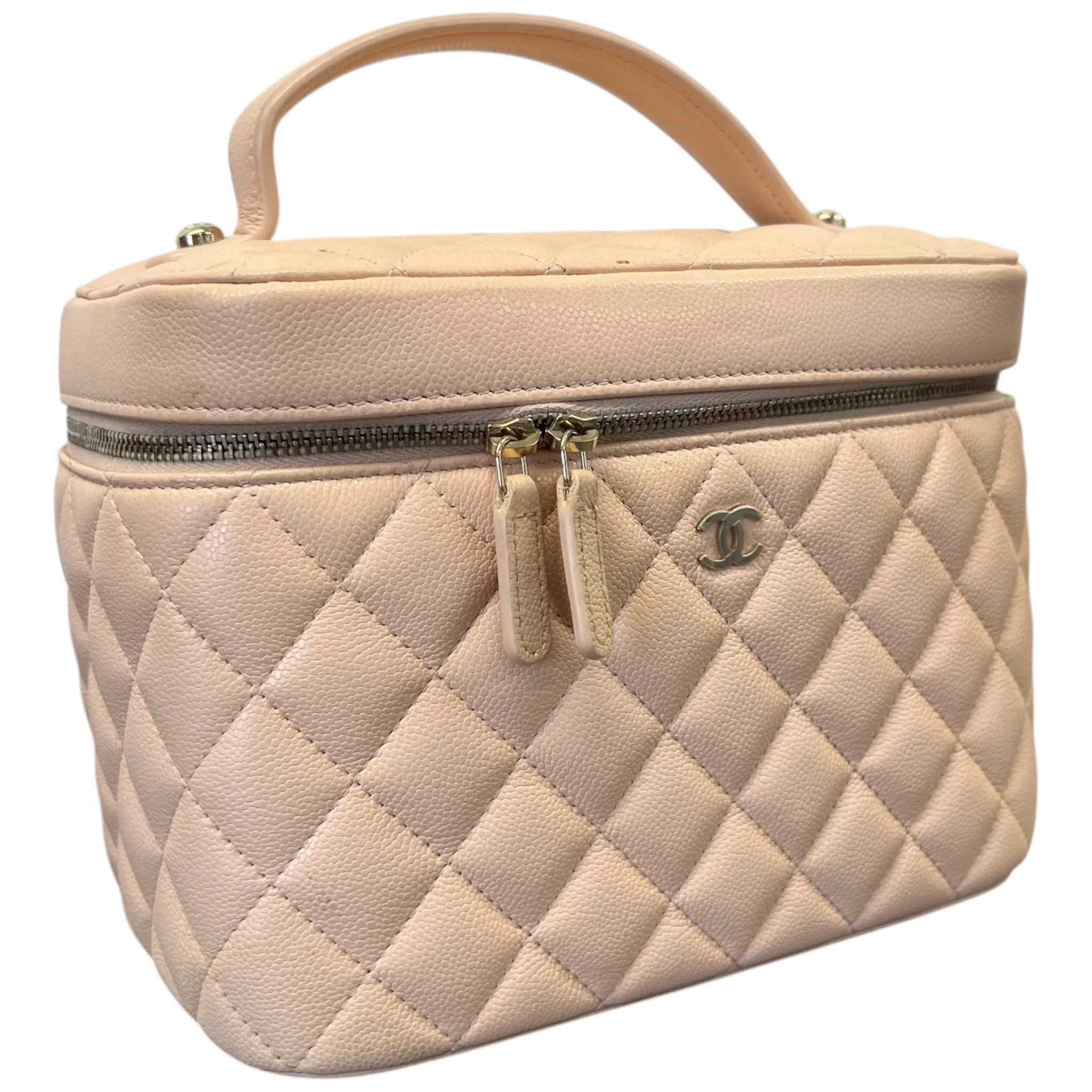 Women's Small Vanity Case Bag Pink - Image 3