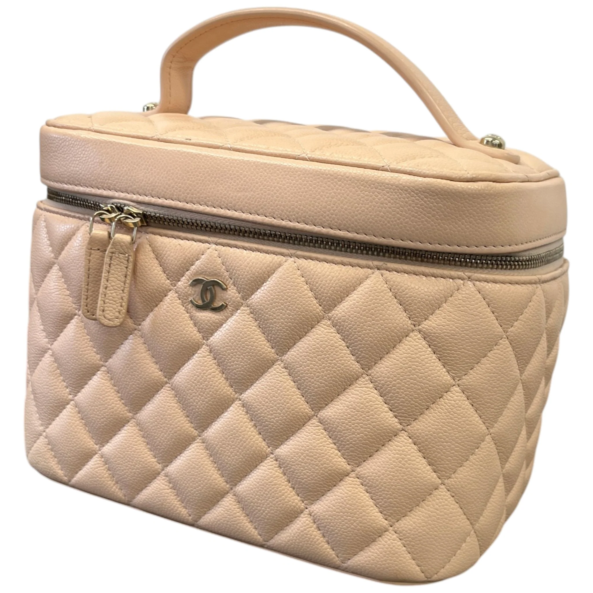 Women's Small Vanity Case Bag Pink - Image 4