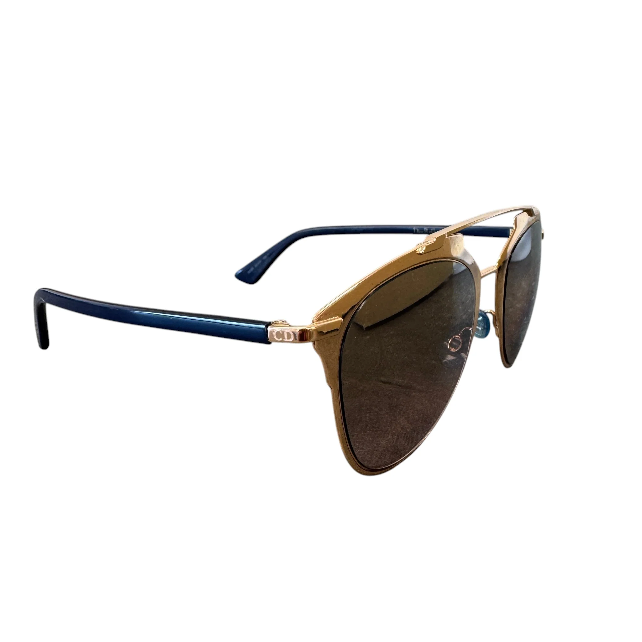 Women's So Real Reflective Sunglasses Rose Gold - Image 2