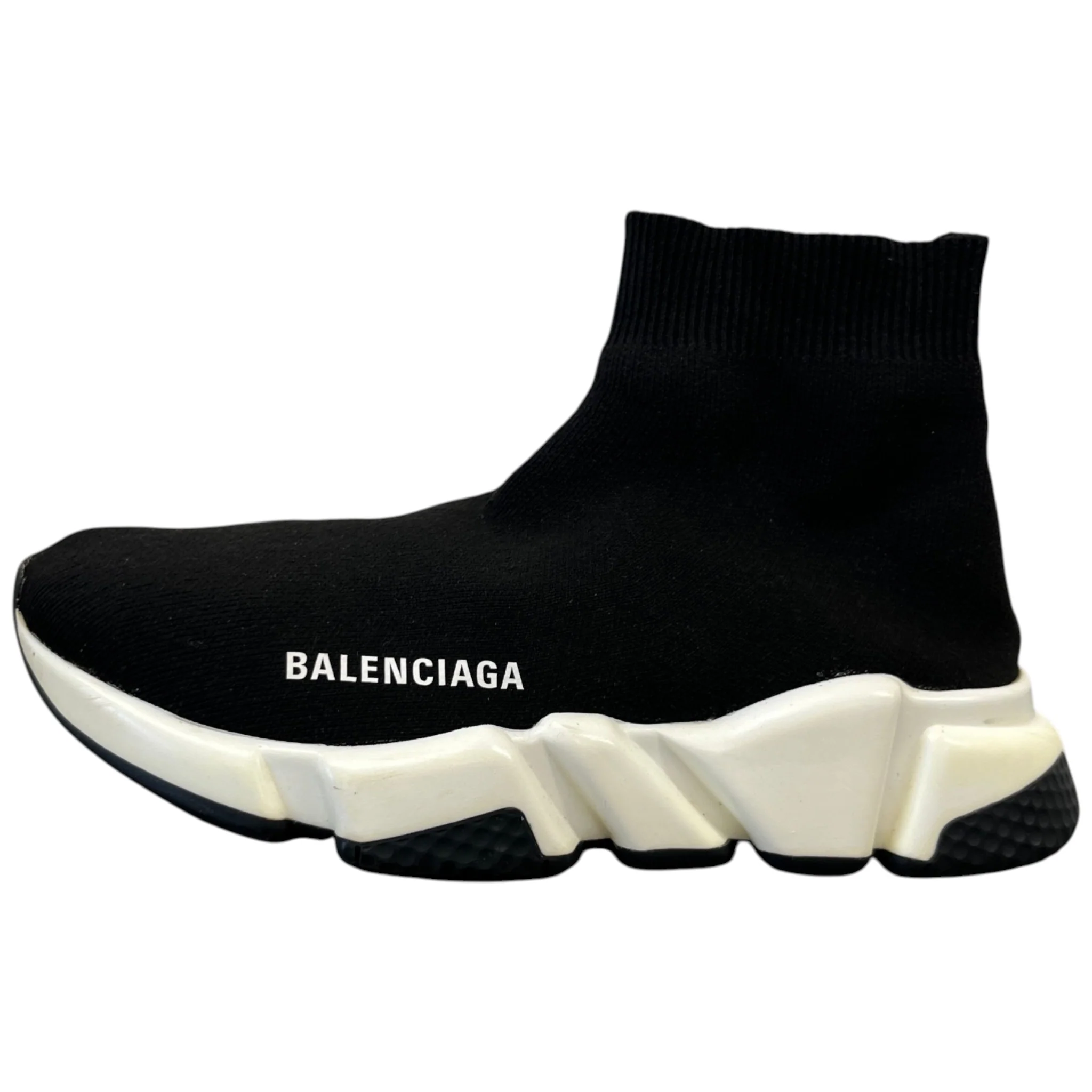 Women's Sock Runners High Trainers Black Size EU 36 / UK 3 - Image 5