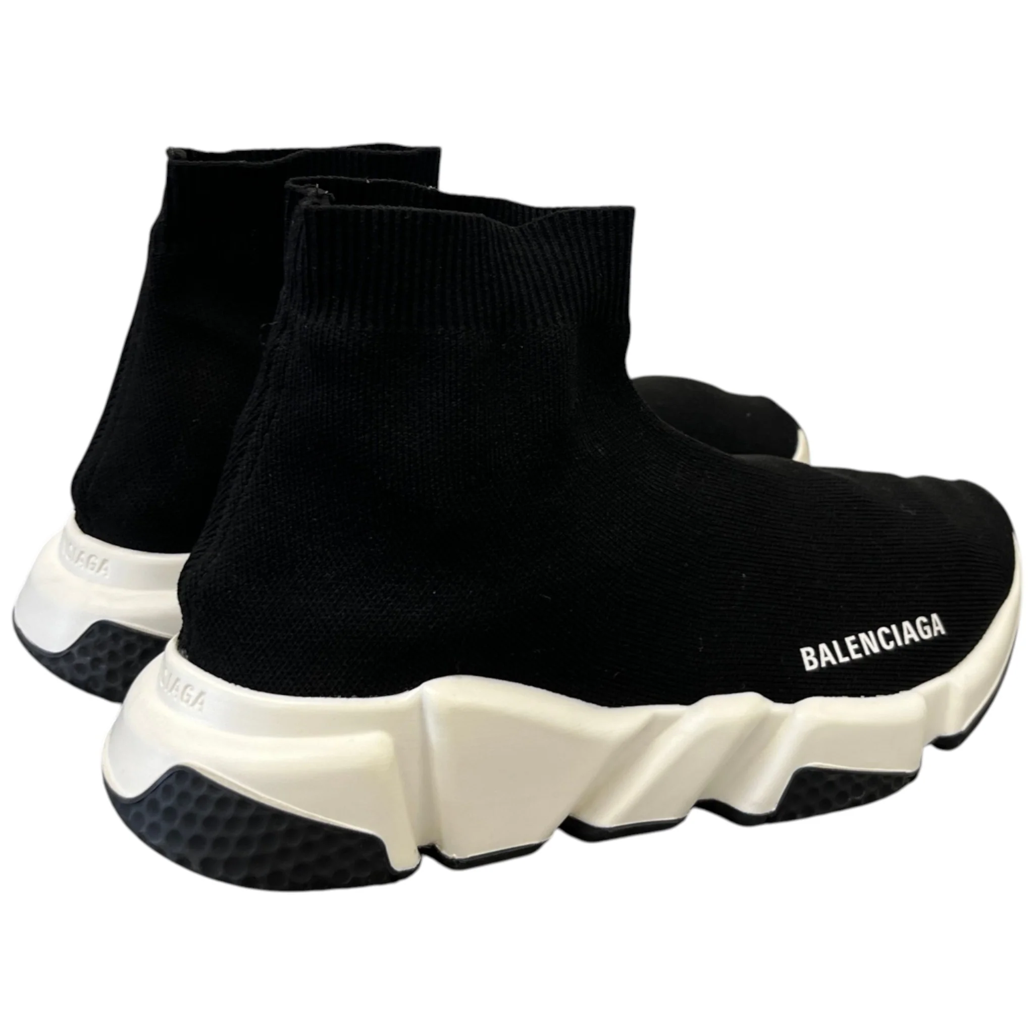 Women's Sock Runners High Trainers Black Size EU 38 / UK 5 - Image 8