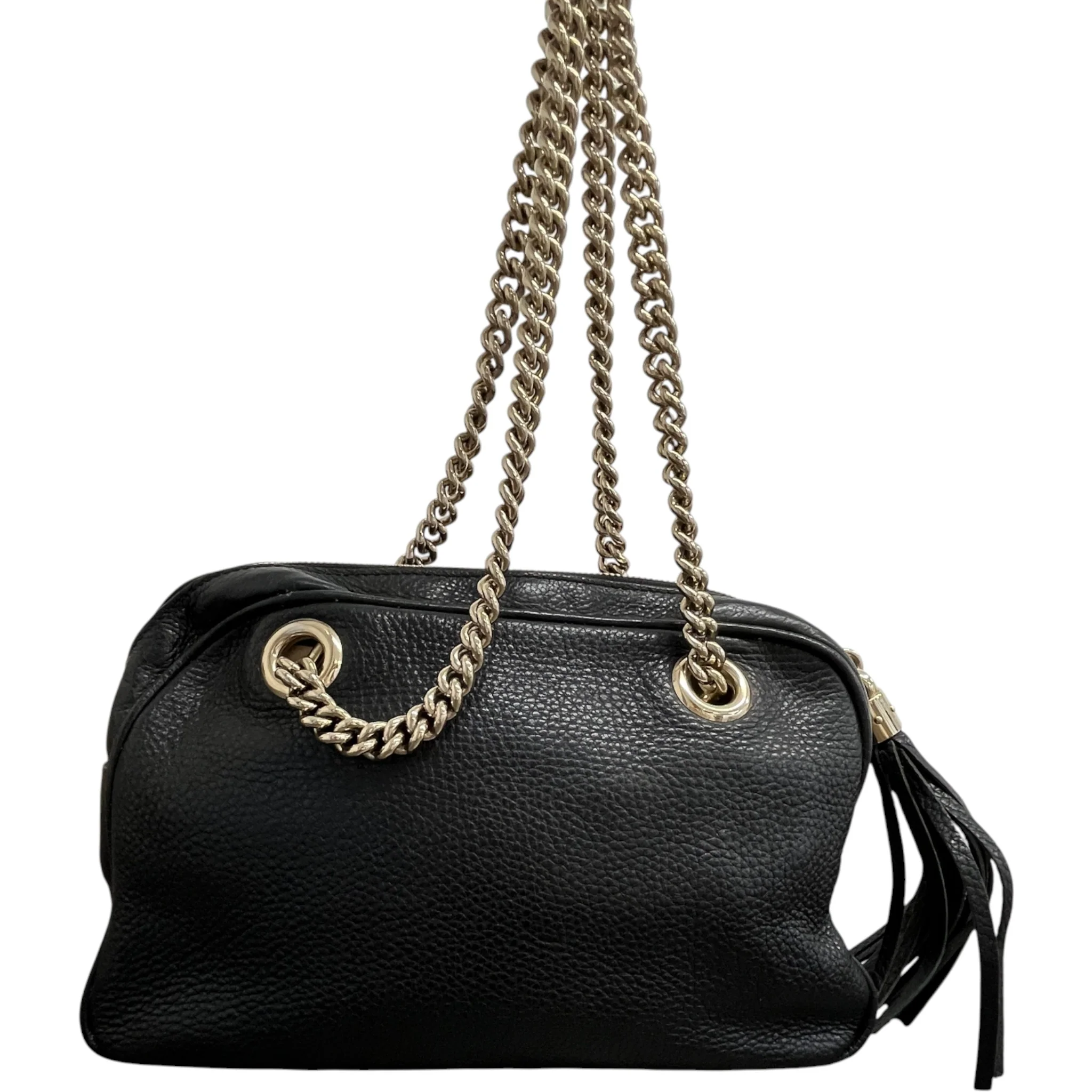 Women's Soho Chain Shoulder Bag Black - Image 3