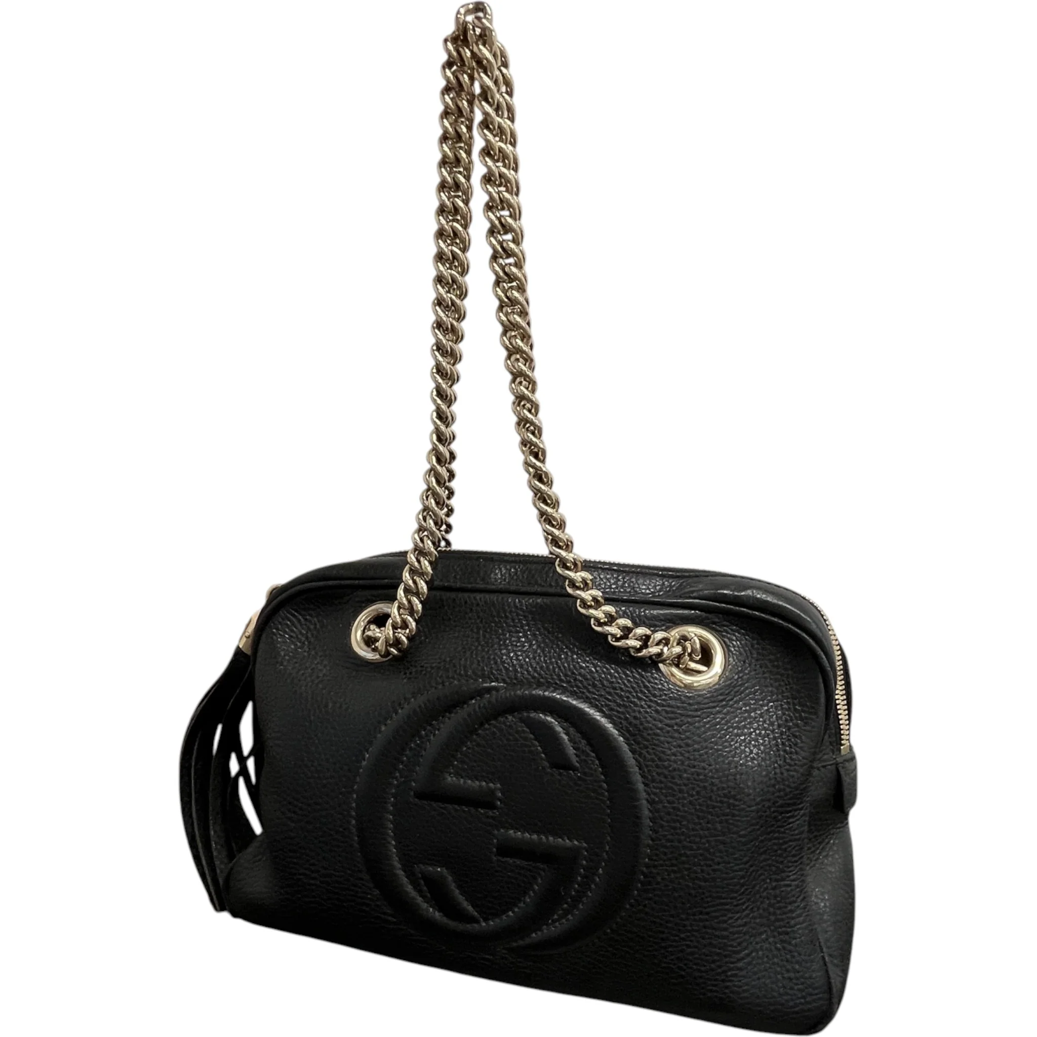 Women's Soho Chain Shoulder Bag Black - Image 4