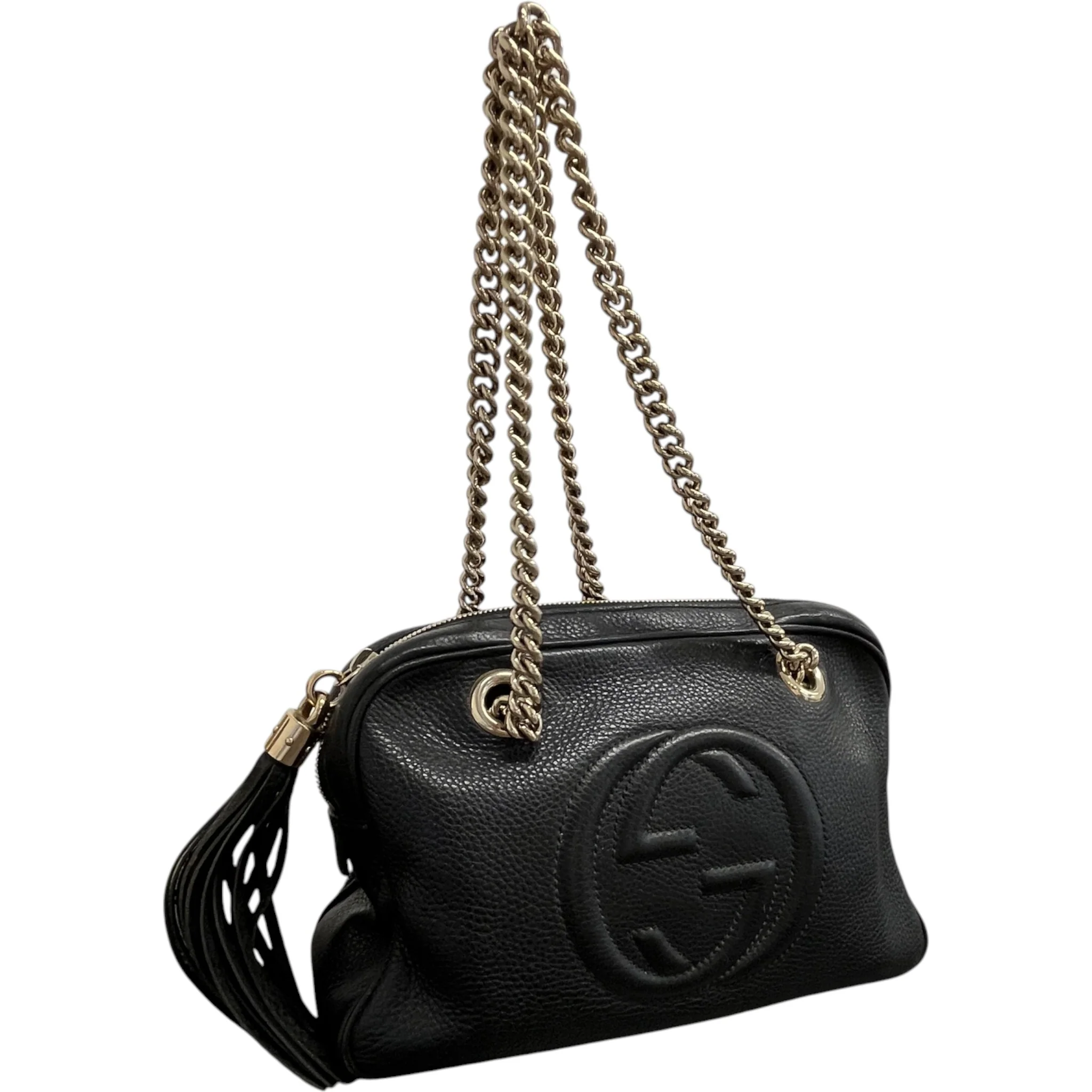 Women's Soho Chain Shoulder Bag Black - Image 5