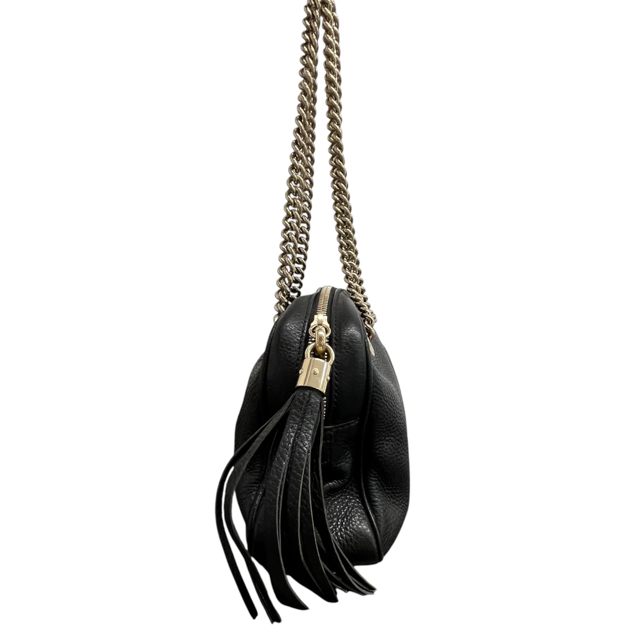 Women's Soho Chain Shoulder Bag Black - Image 6