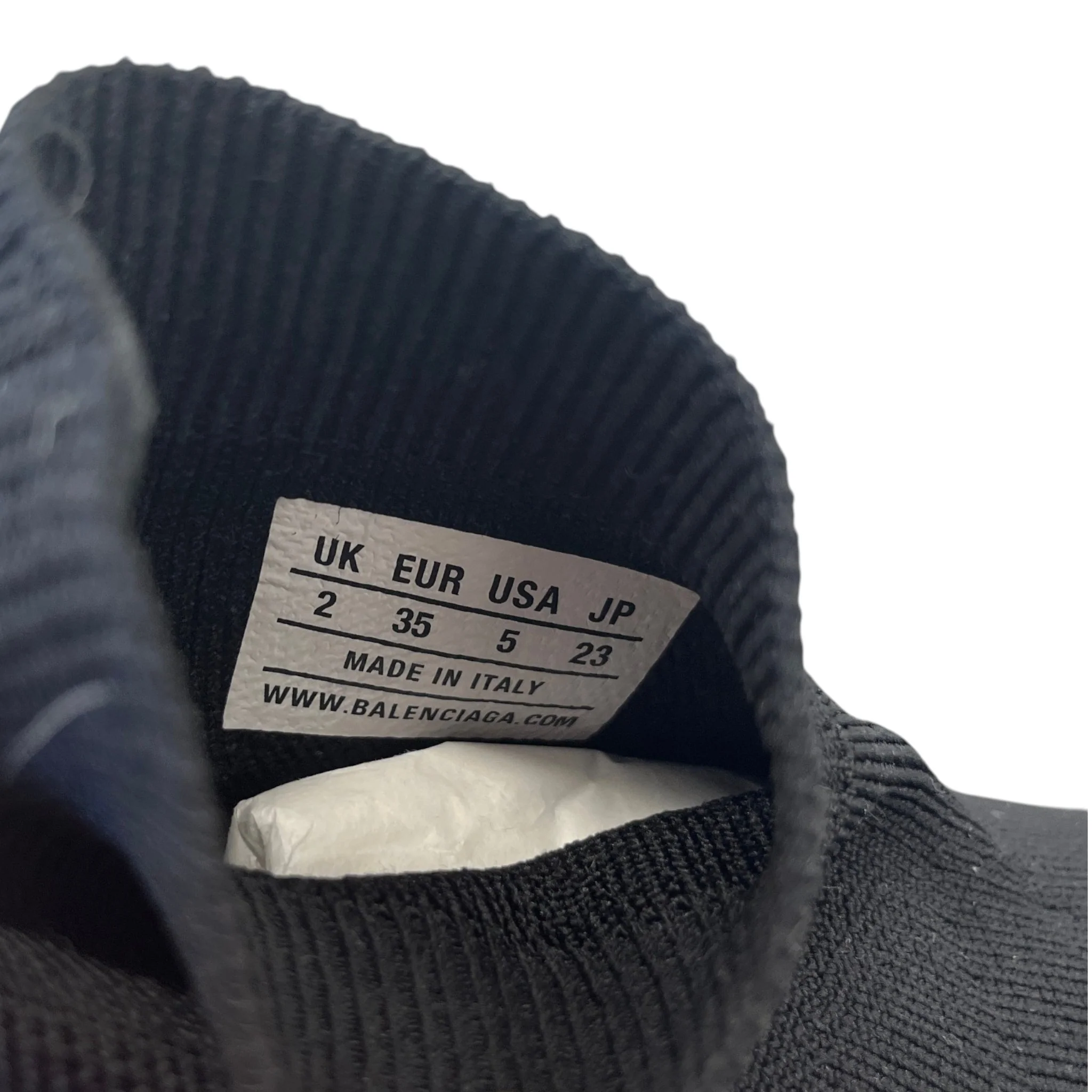 Women's Speed Sock High Trainers Black Size EU 35 / UK 2 - Image 12