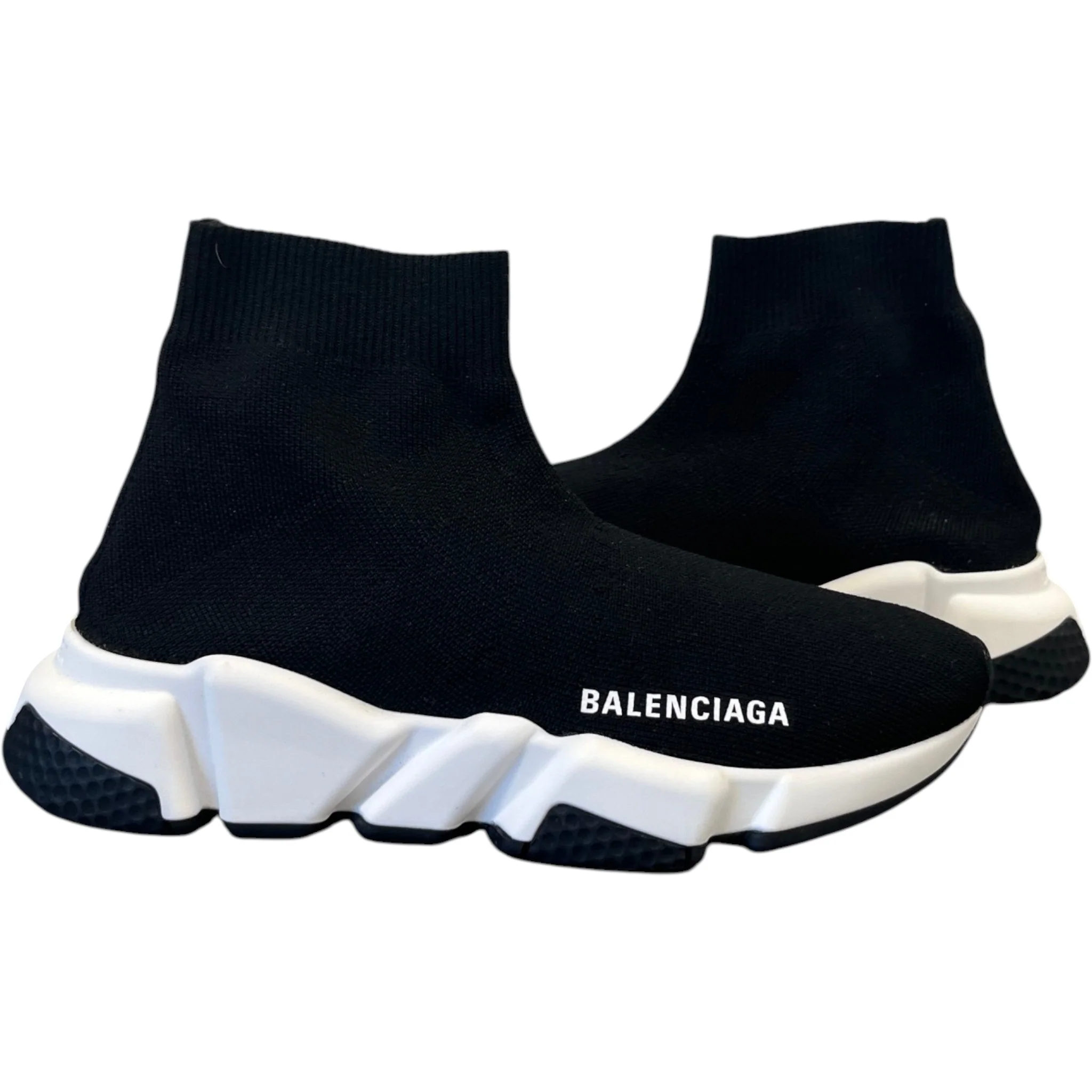 Women's Speed Sock High Trainers Black Size EU 35 / UK 2 - Image 3