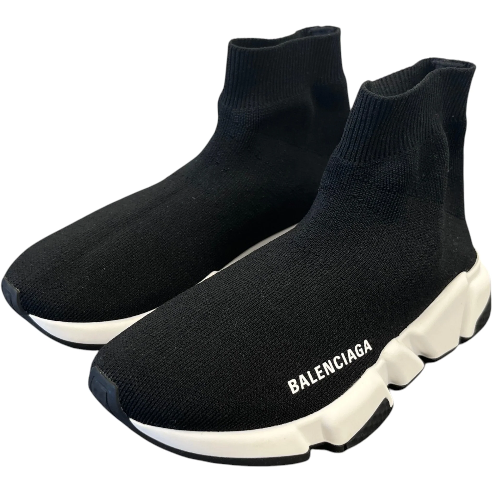 Women's Speed Sock High Trainers Black Size EU 35 / UK 2 - Image 9